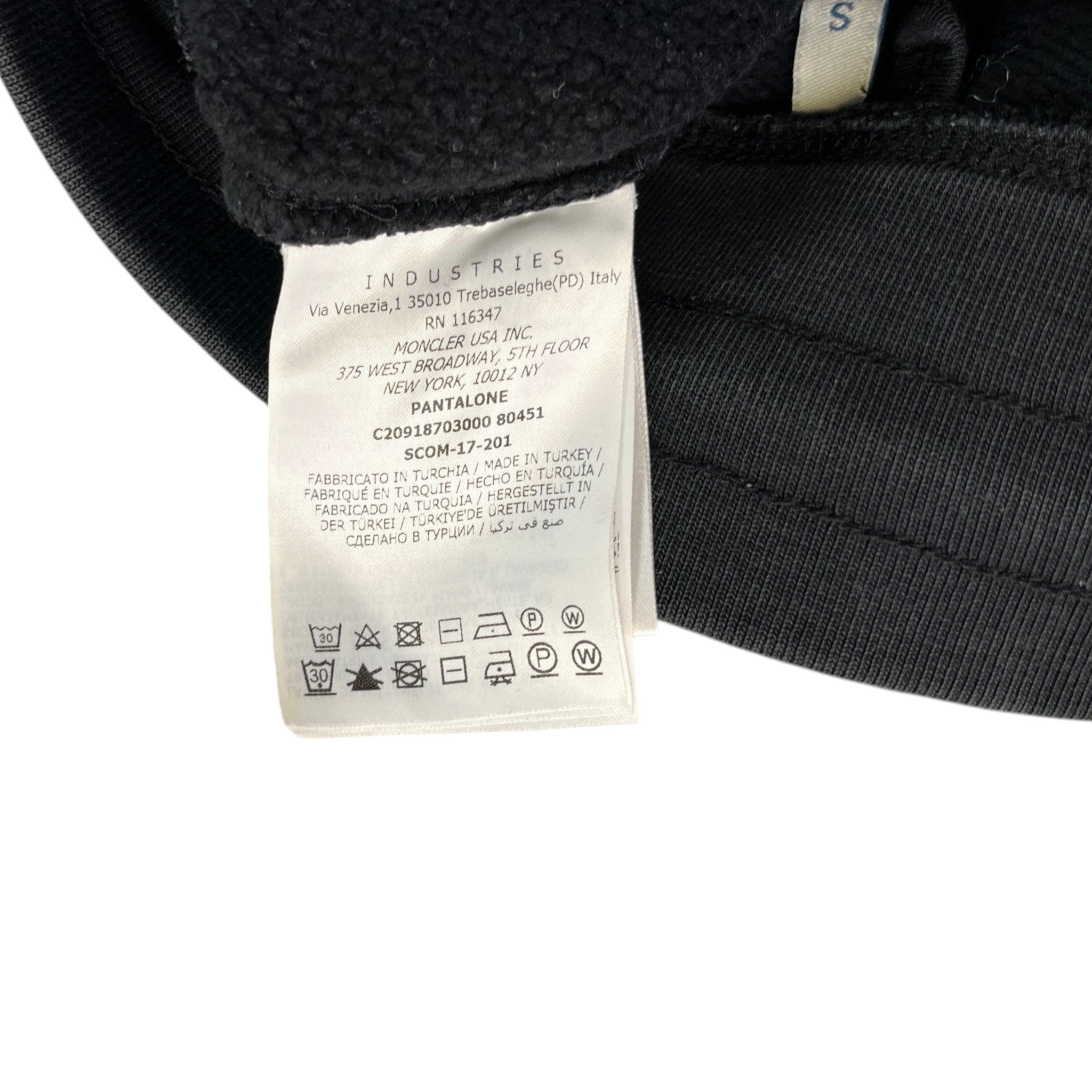 Men's Pantalone Joggers Black Size S