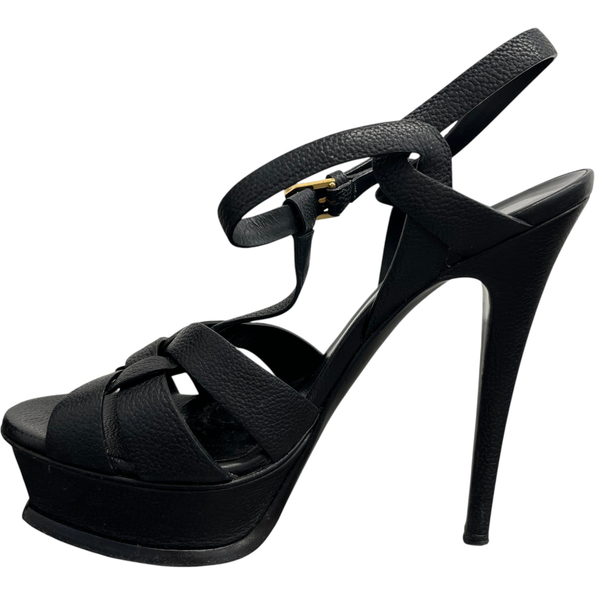 Women's Tribute 105 Platform Sandals Heels Black Size EU 38 / UK 5