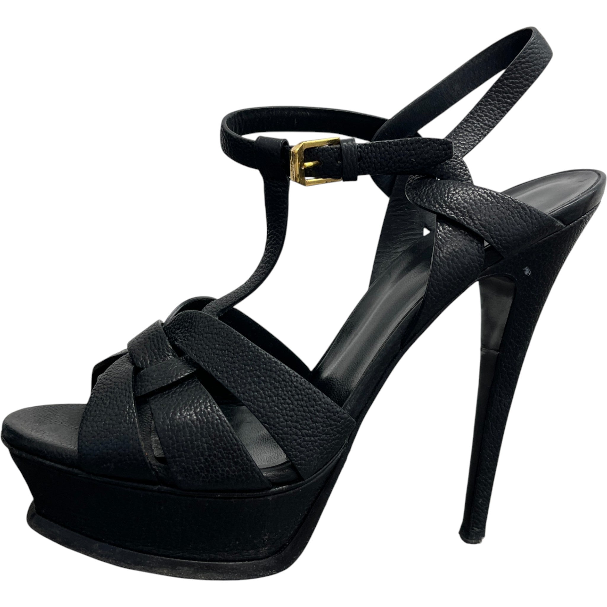 Women's Tribute 105 Platform Sandals Heels Black Size EU 38 / UK 5