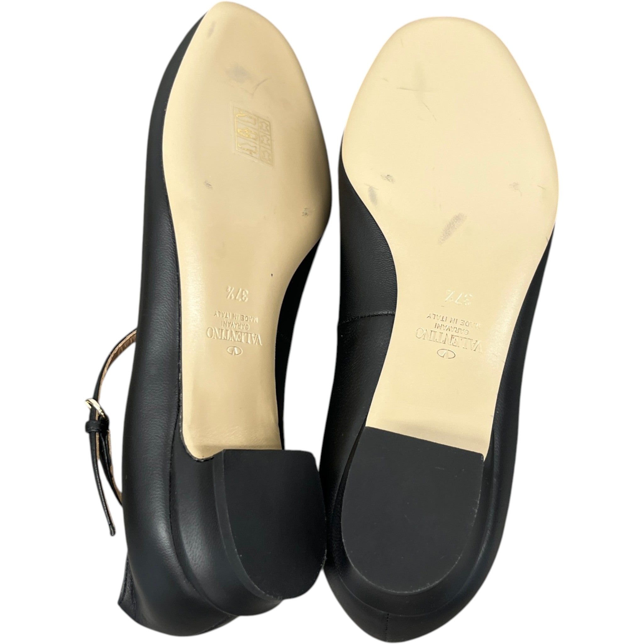 Women's Tango Leather Ballet Flats Heels Black Size EU 37.5 / UK 4.5