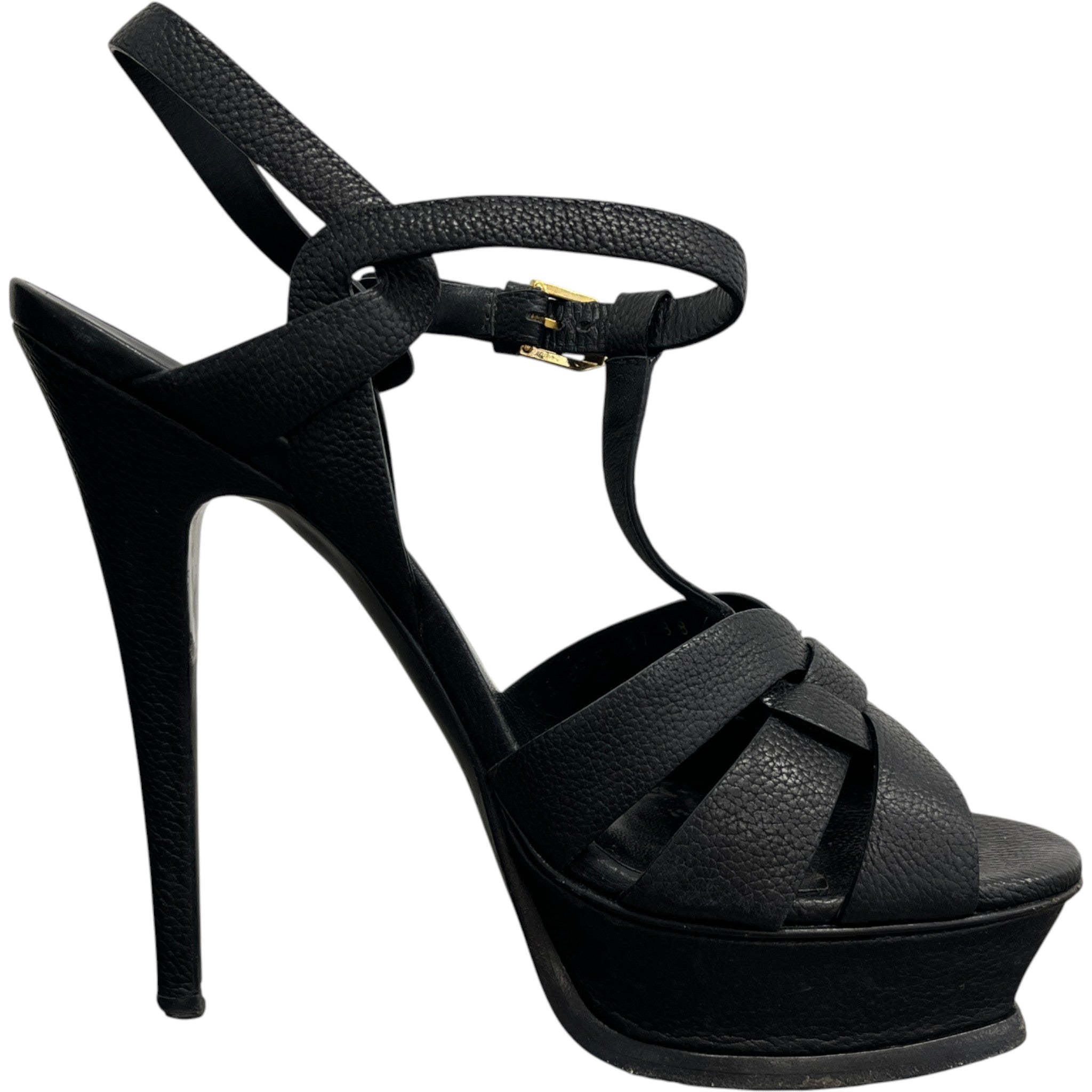 Women's Tribute 105 Platform Sandals Heels Black Size EU 38 / UK 5
