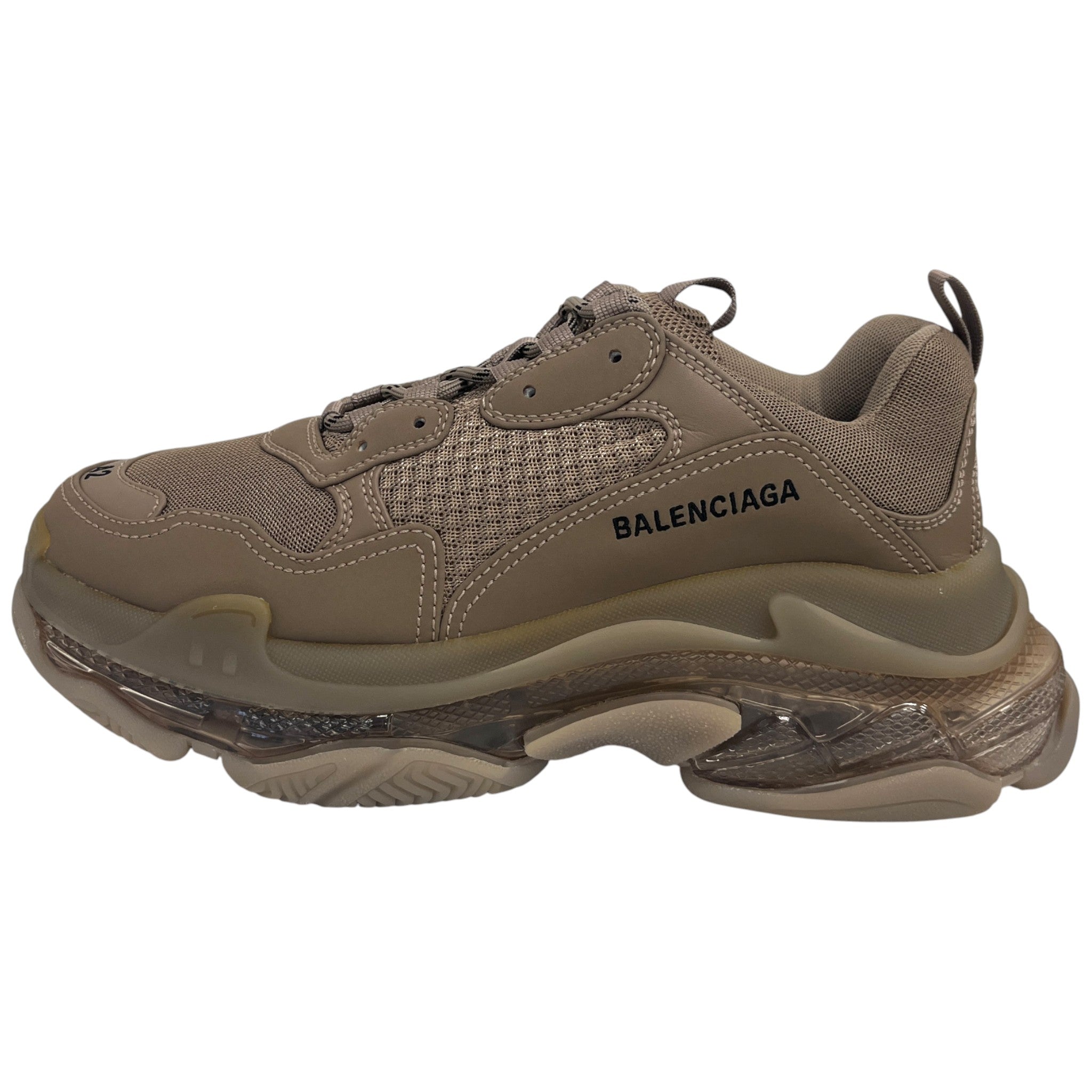 Men's Triple S Low Trainers Beige Size EU 42 / UK 8