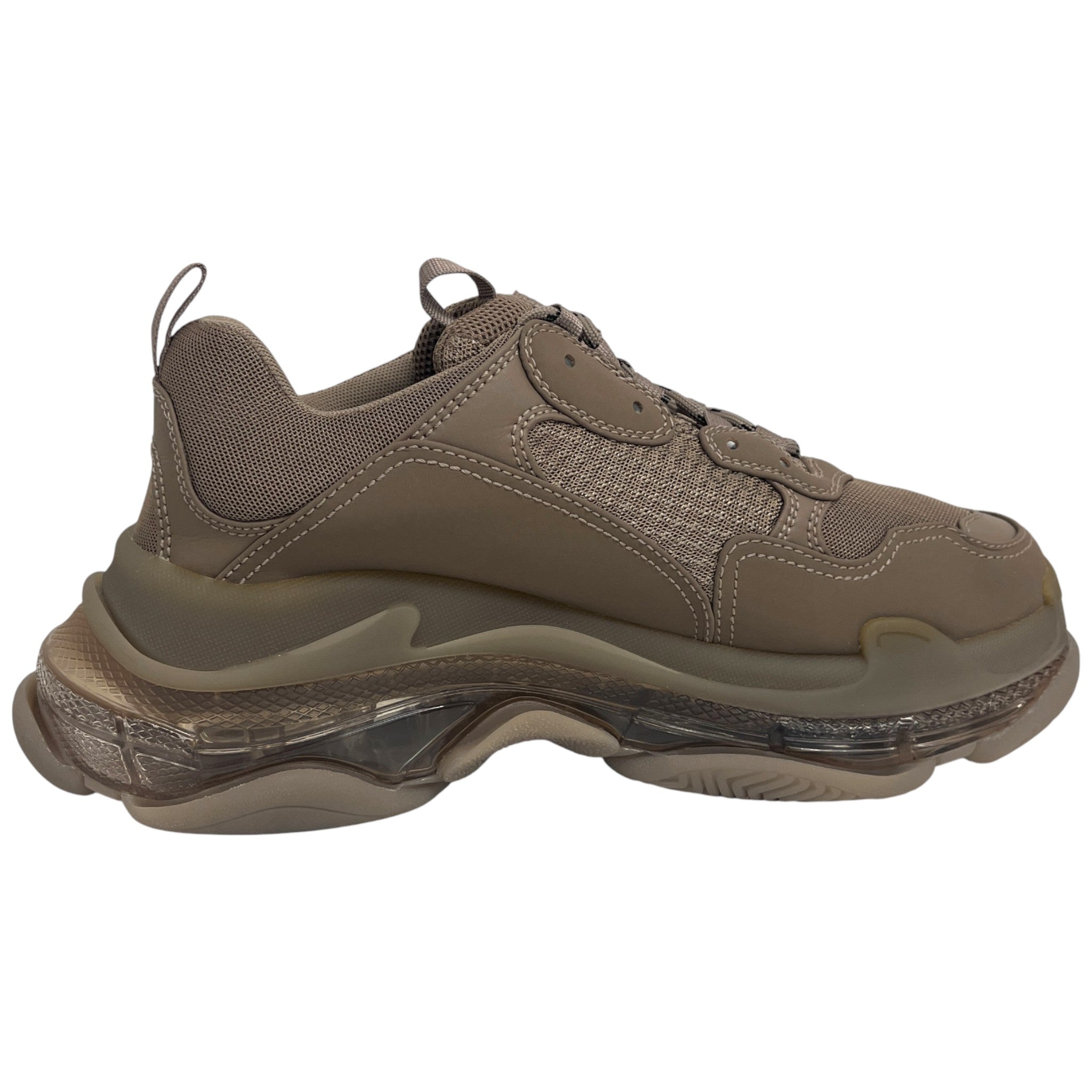 Men's Triple S Low Trainers Beige Size EU 42 / UK 8