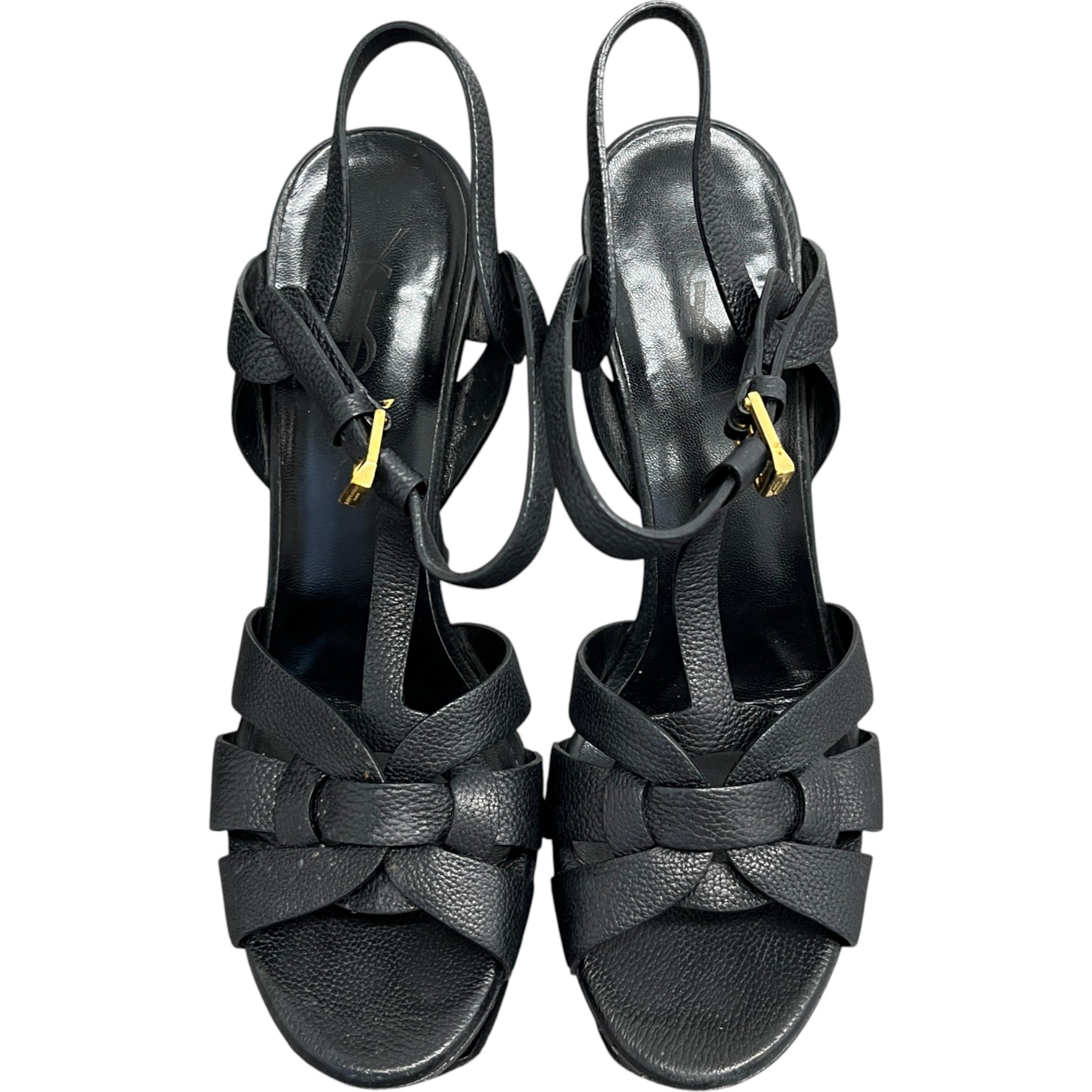 Women's Tribute 105 Platform Sandals Heels Black Size EU 38 / UK 5