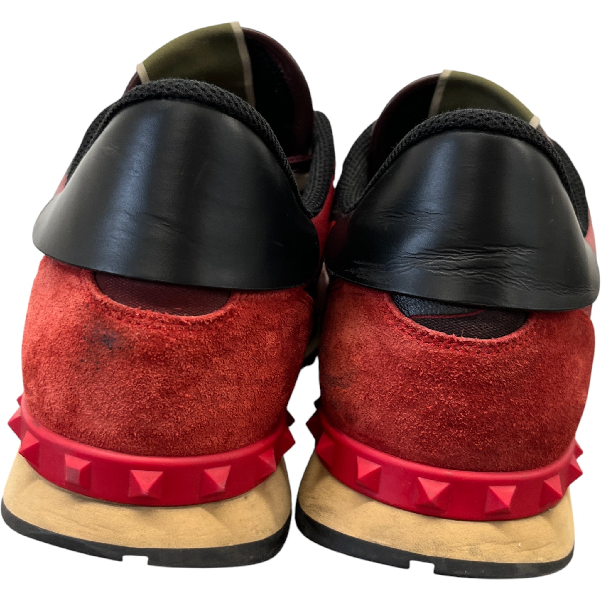 Men's Rockrunner Camouflage Low Trainers Red Size EU 43 / UK 9