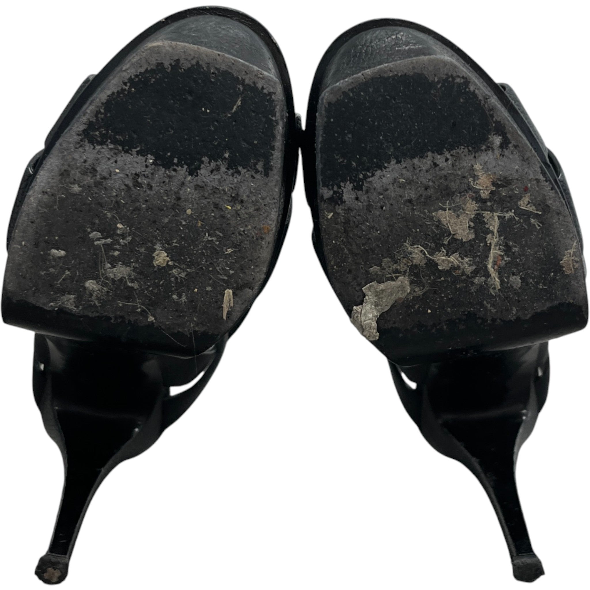 Women's Tribute 105 Platform Sandals Heels Black Size EU 38 / UK 5