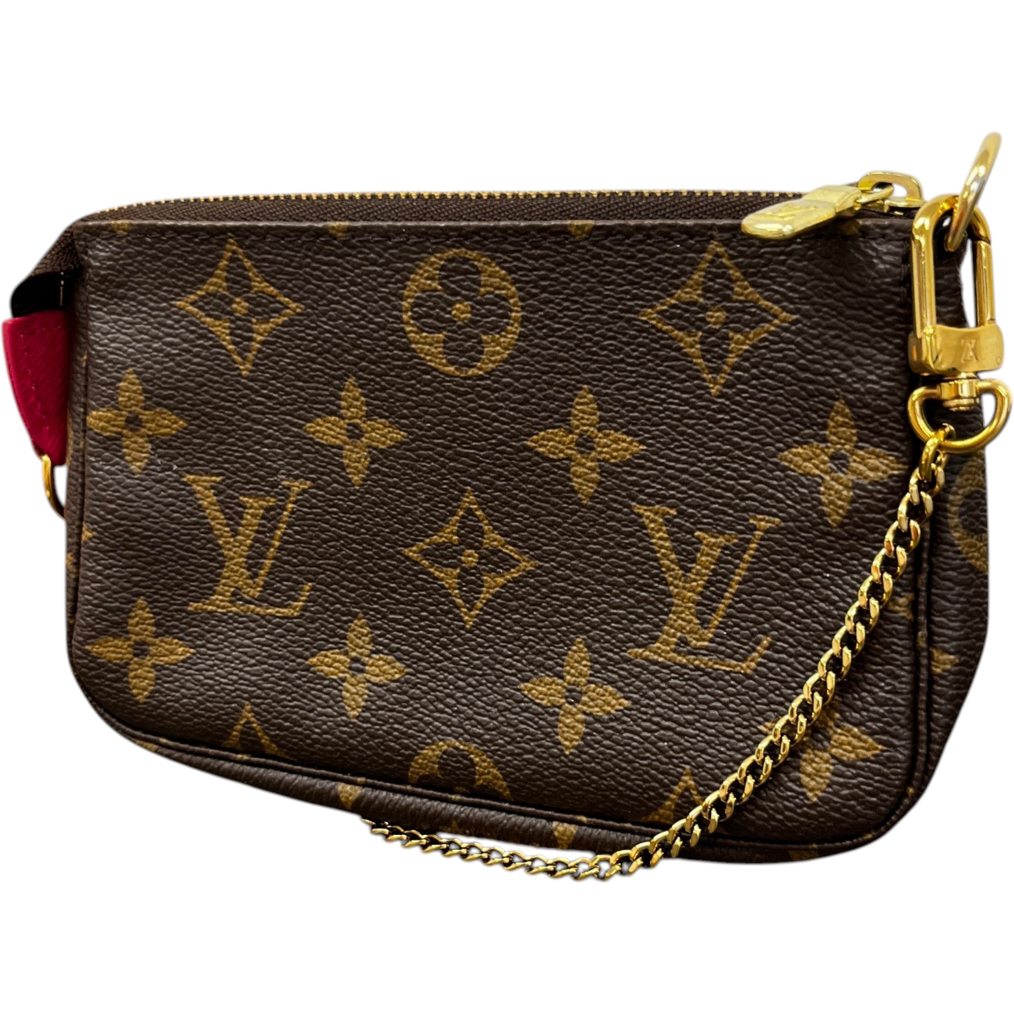Women's Monogram Pochette Accessories Bag Brown