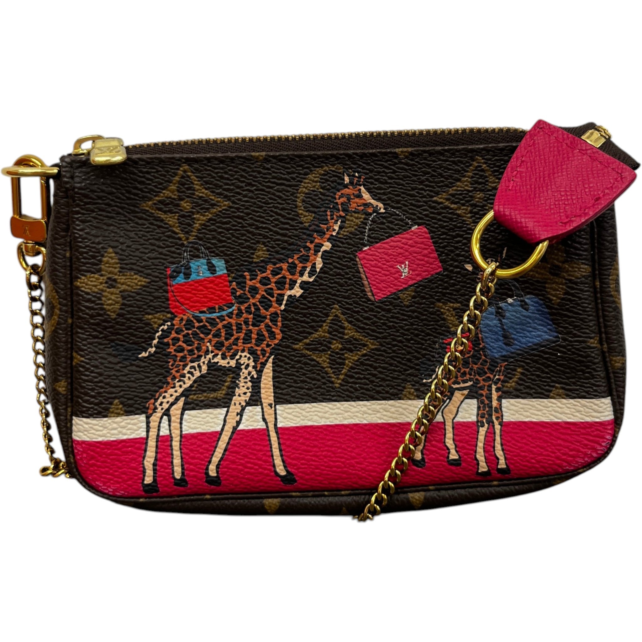 Women's Monogram Pochette Accessories Bag Brown