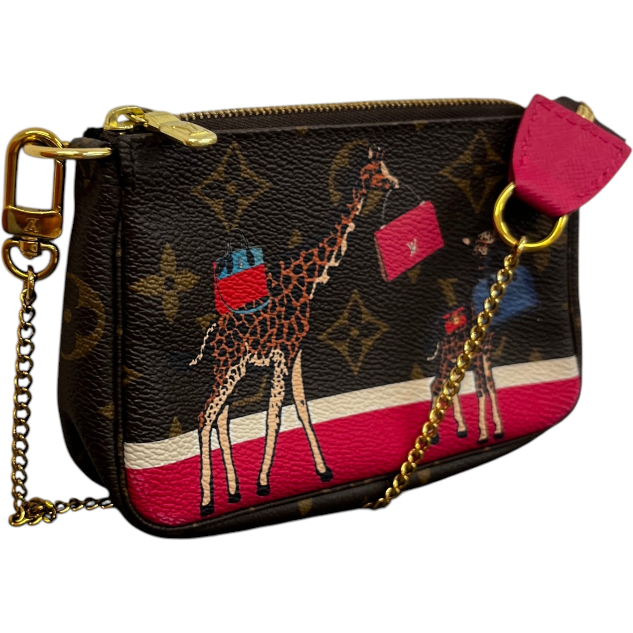 Women's Monogram Pochette Accessories Bag Brown
