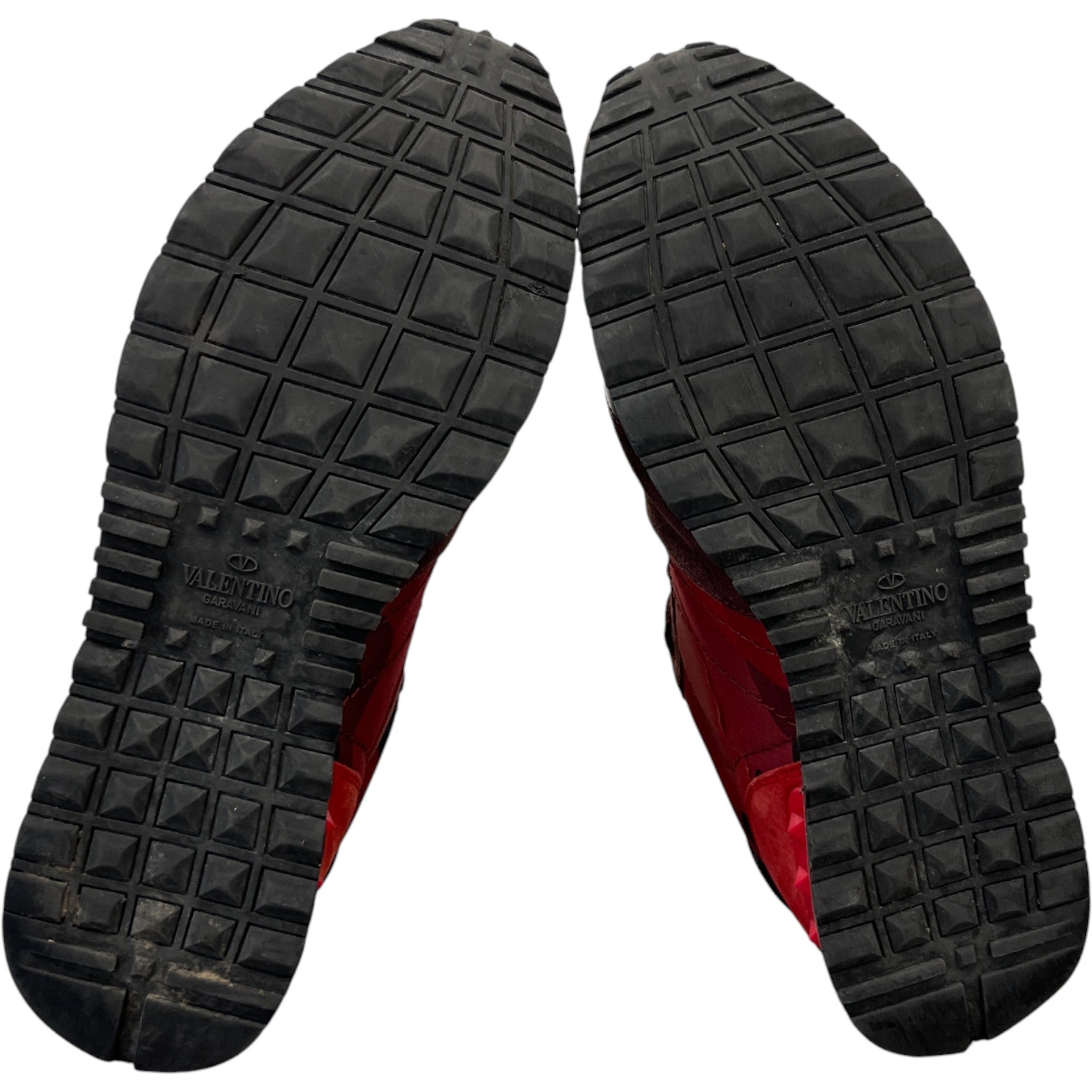 Men's Rockrunner Camouflage Low Trainers Red Size EU 43 / UK 9