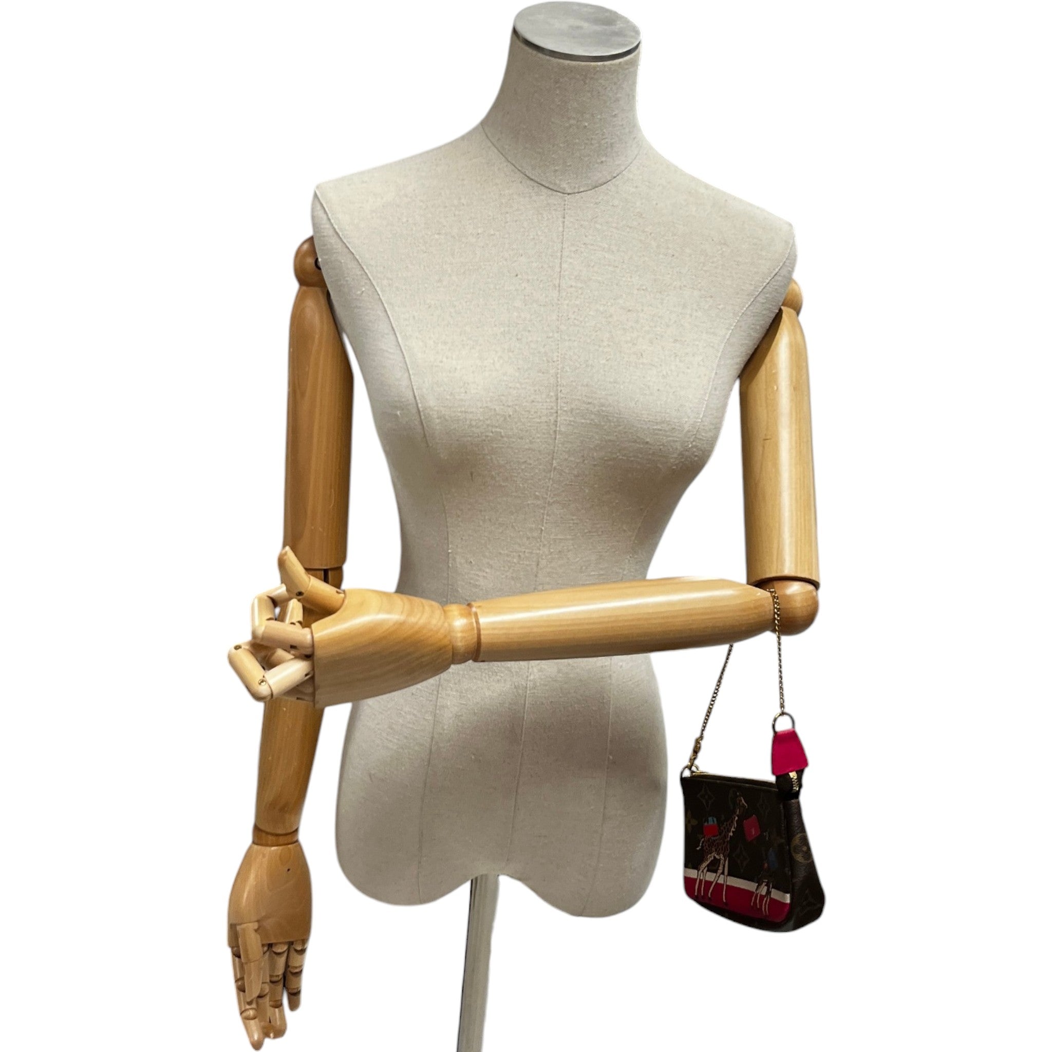 Women's Monogram Pochette Accessories Bag Brown