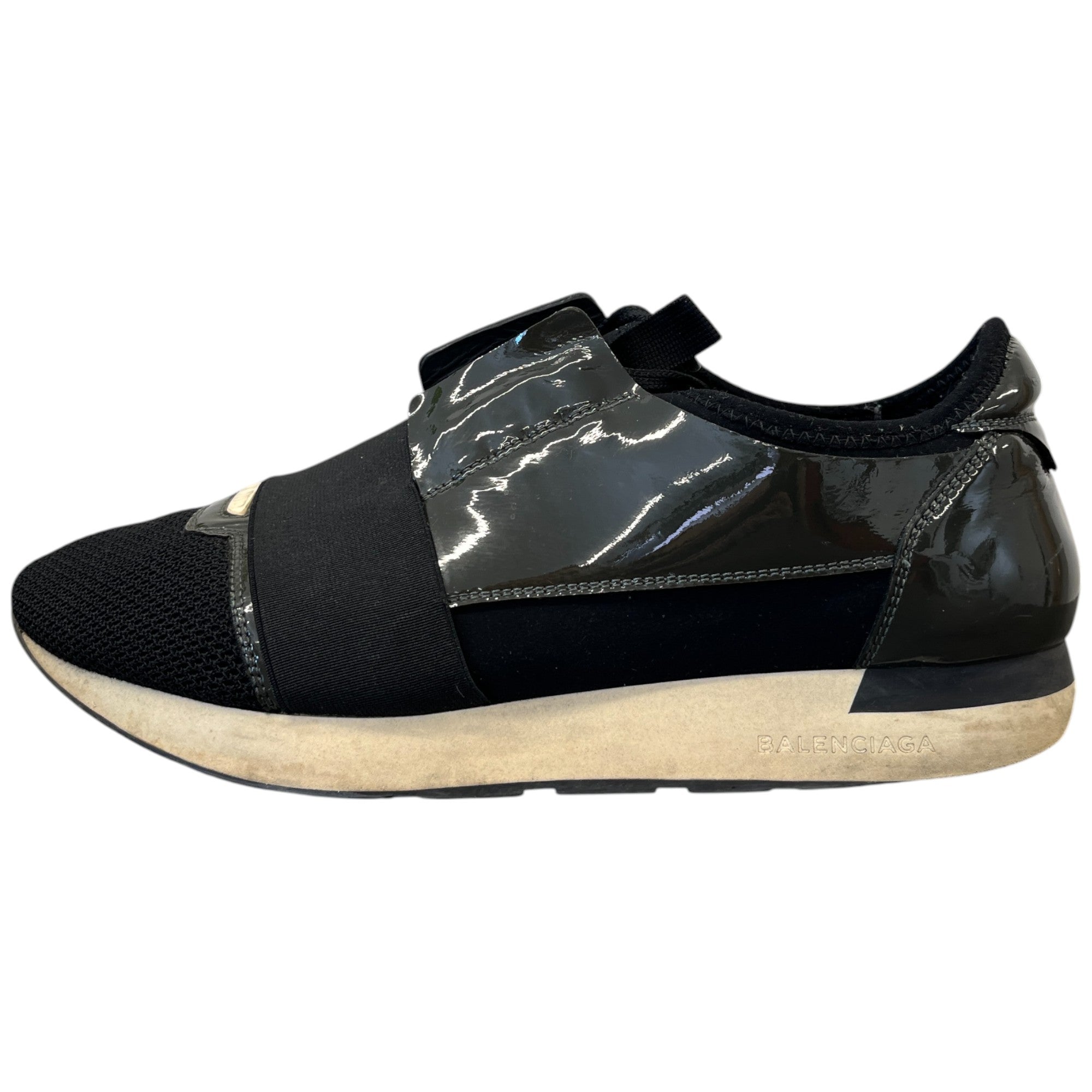 Men's Race Runner Low Trainers Black Size EU 41 / UK 7