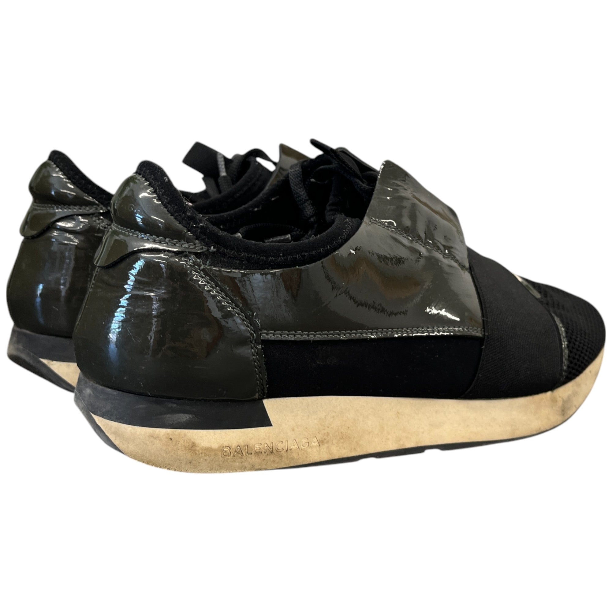 Men's Race Runner Low Trainers Black Size EU 41 / UK 7