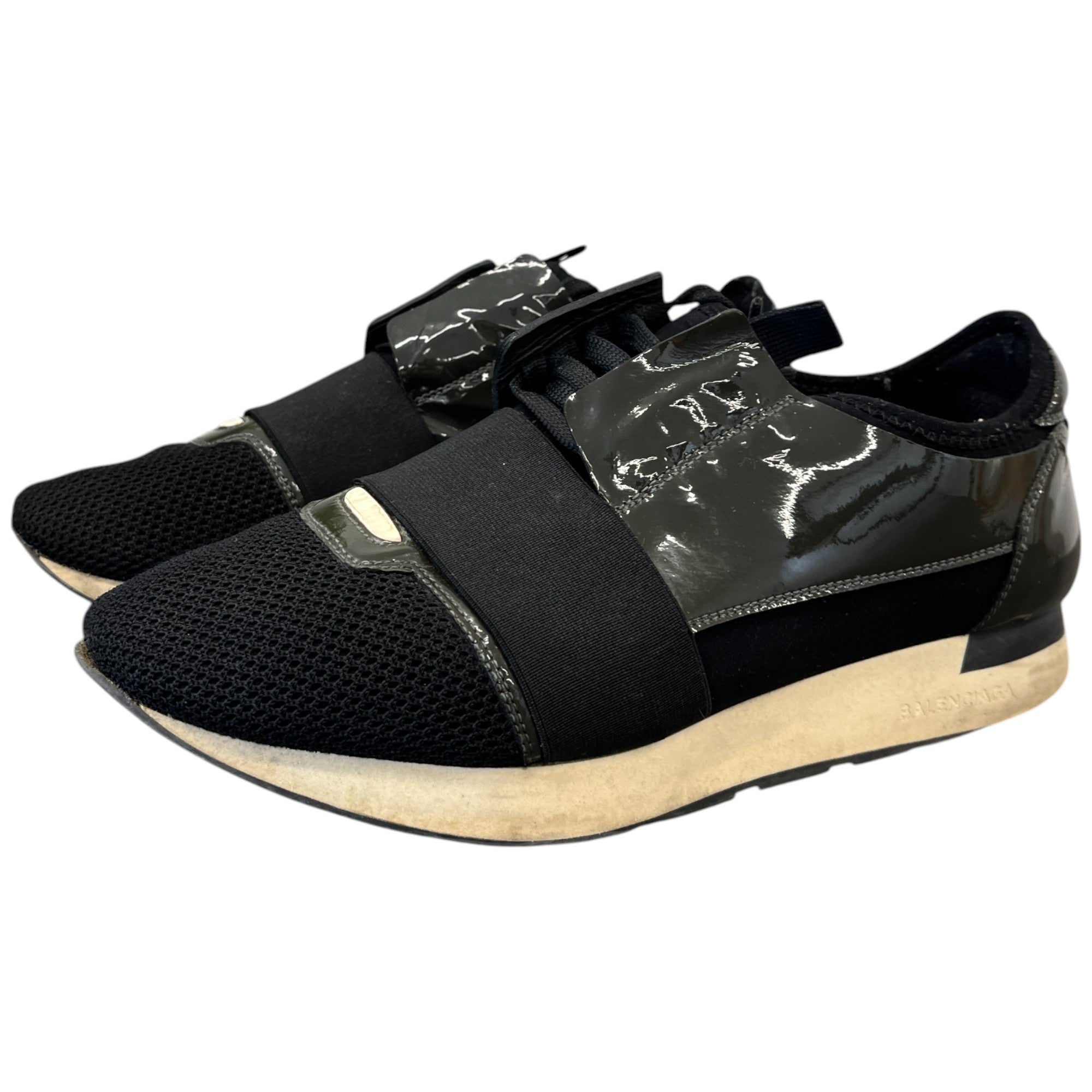 Men's Race Runner Low Trainers Black Size EU 41 / UK 7