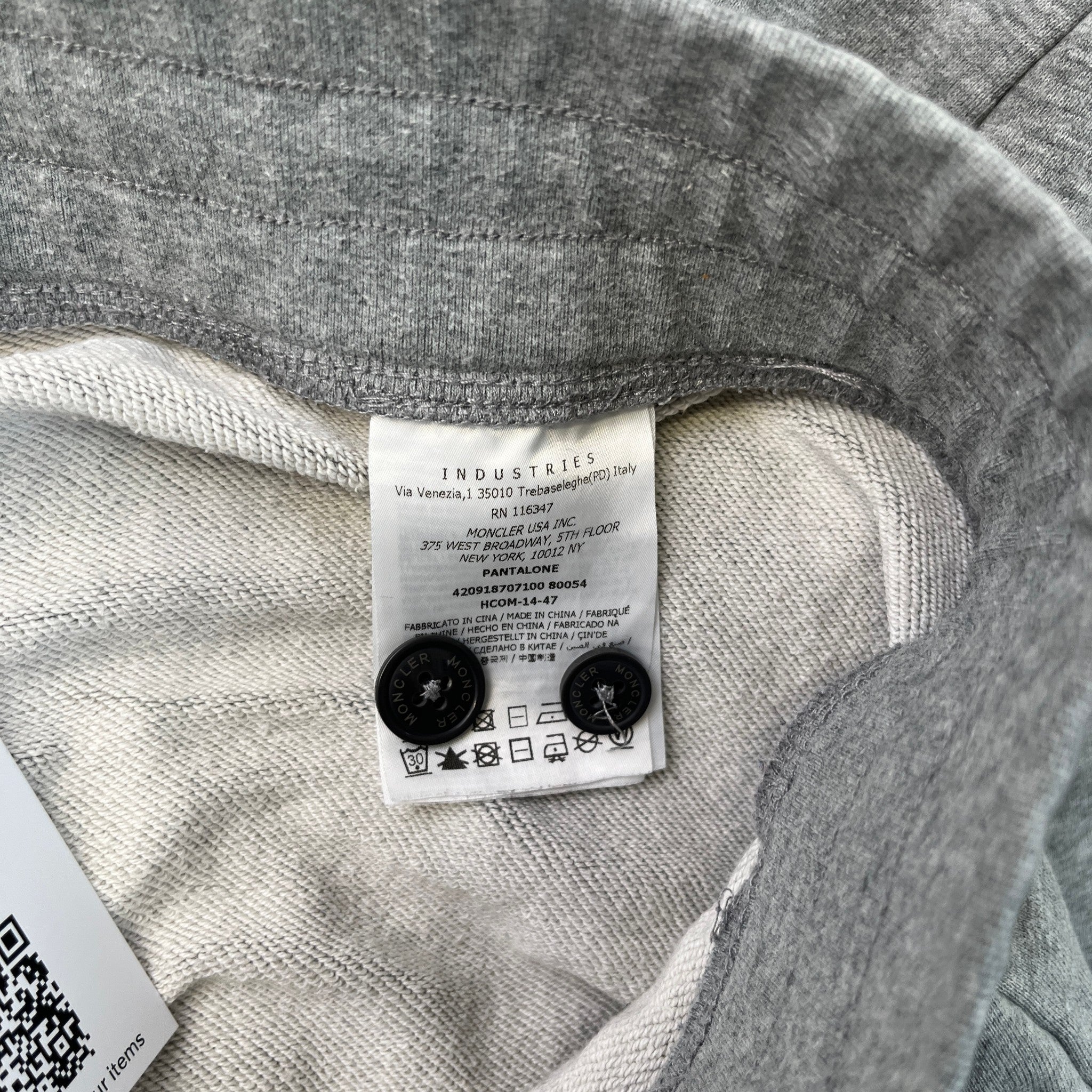 Men's Pantalone Joggers Grey Size XXL
