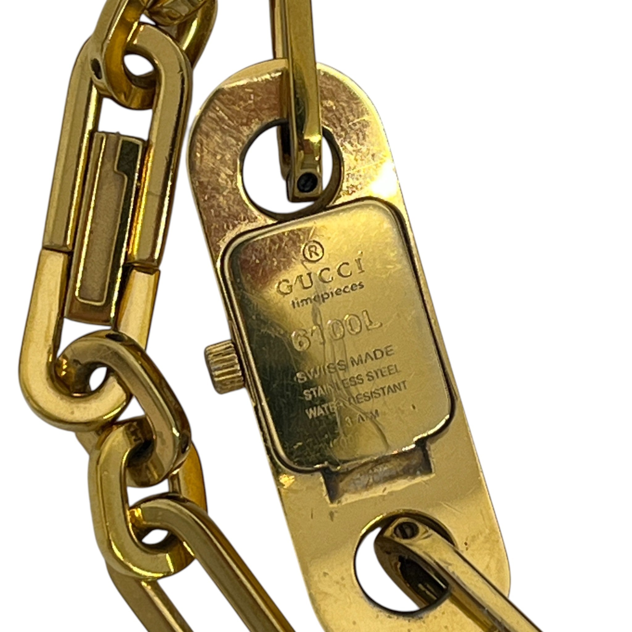 Women's 6100L Chain Link Watch Gold