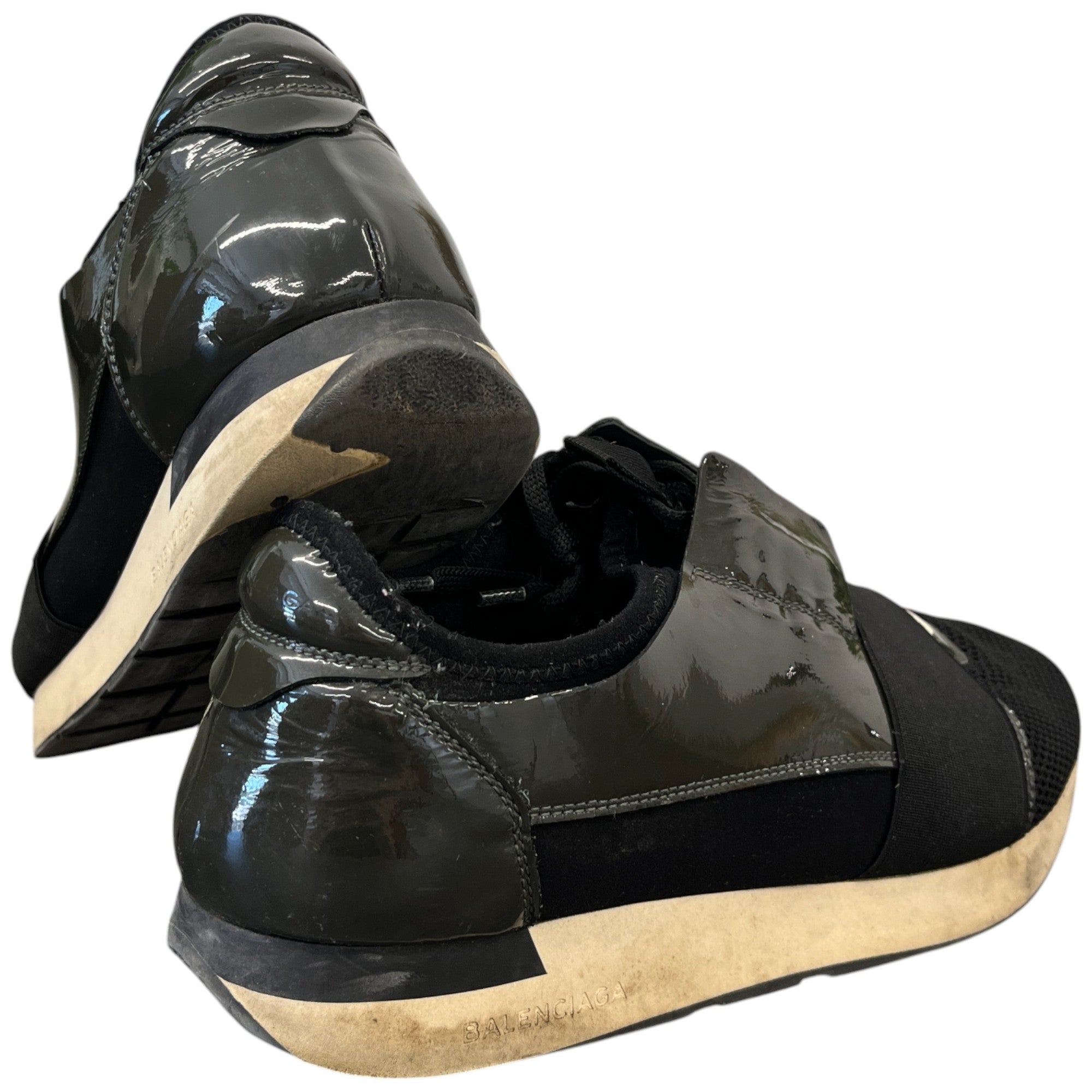 Men's Race Runner Low Trainers Black Size EU 41 / UK 7