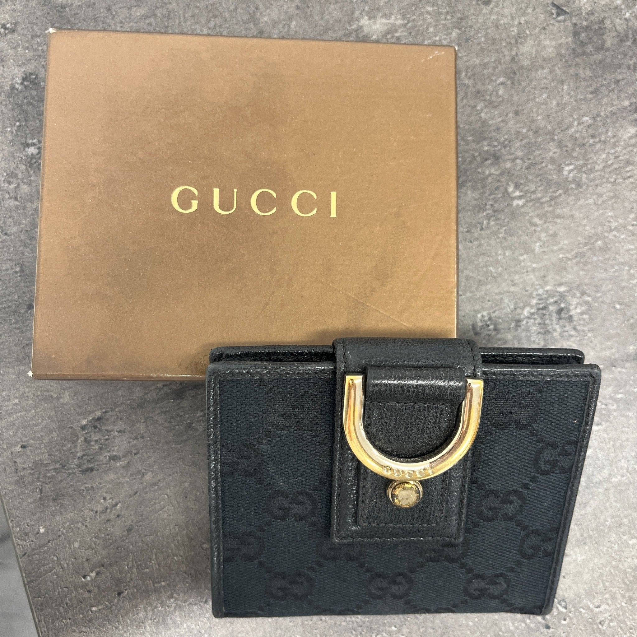 Women's Gg Supreme Bifold Wallet Black