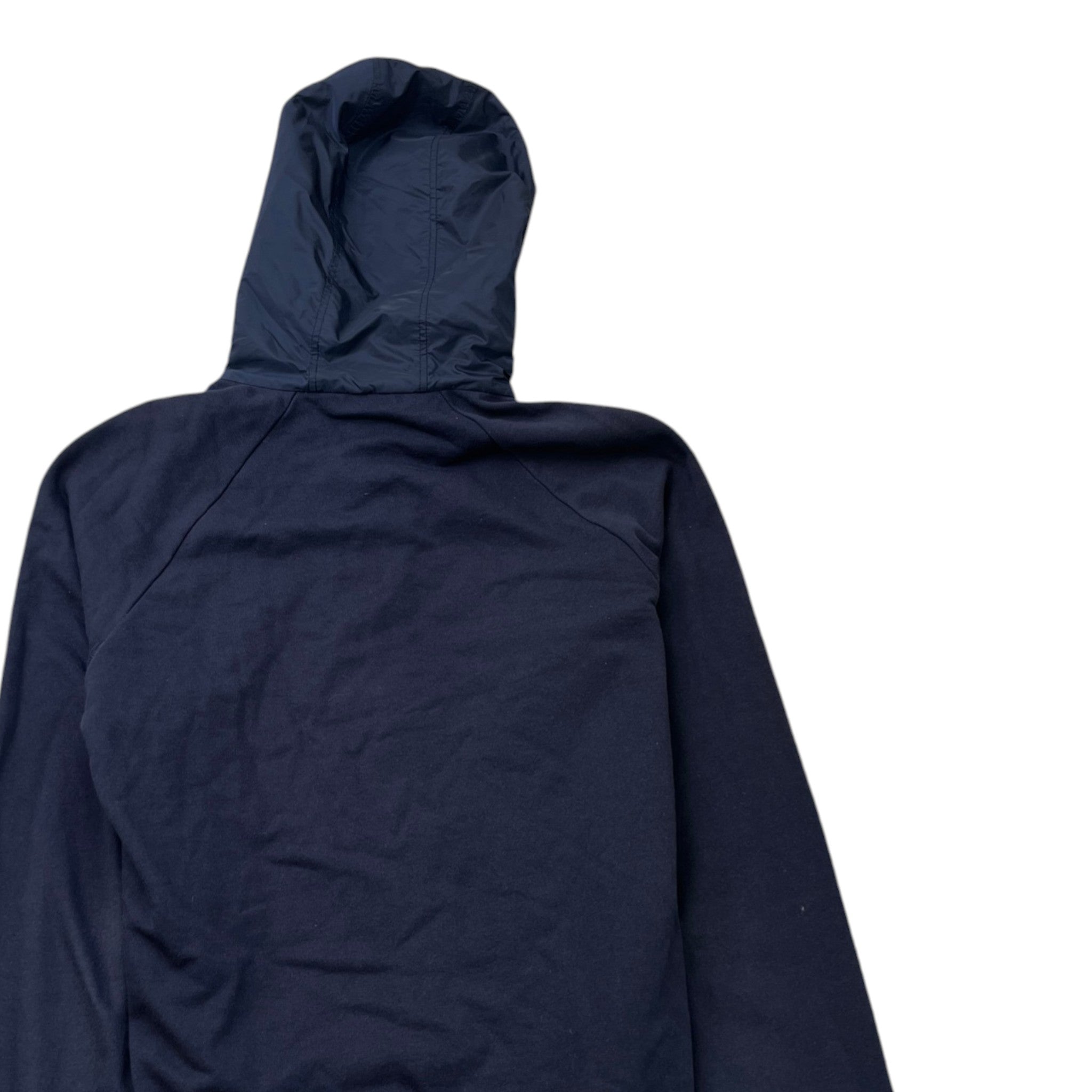 Men's Plaque Logo Hoodie Navy Size M