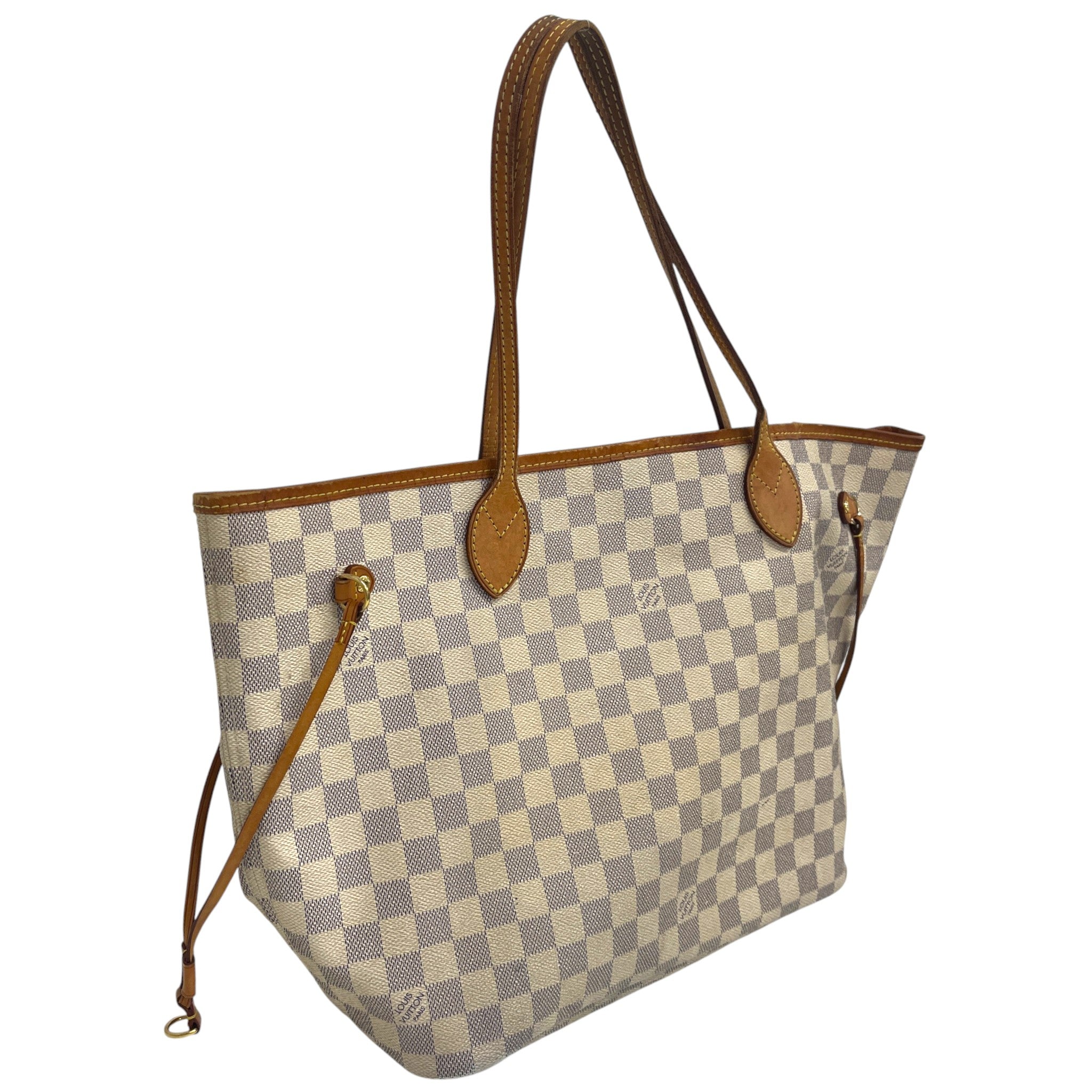 Women's Damier Azur Neverfull Mm Bag Beige