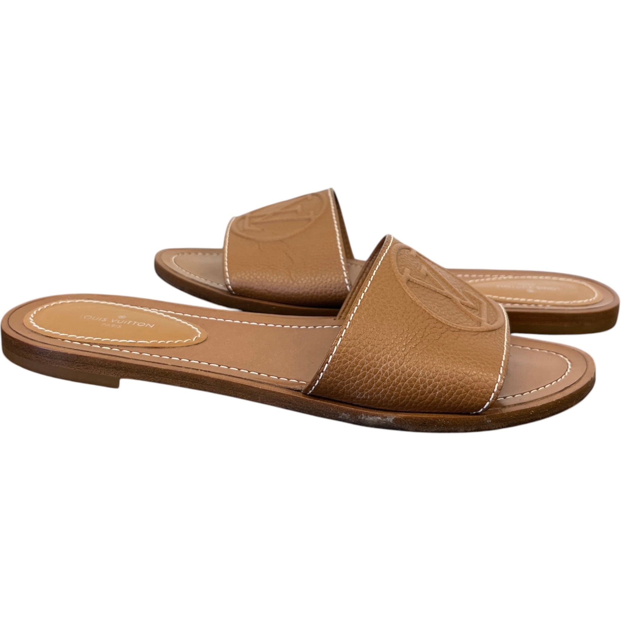 Women's Lock It Slides Beige Size EU 37 / UK 4