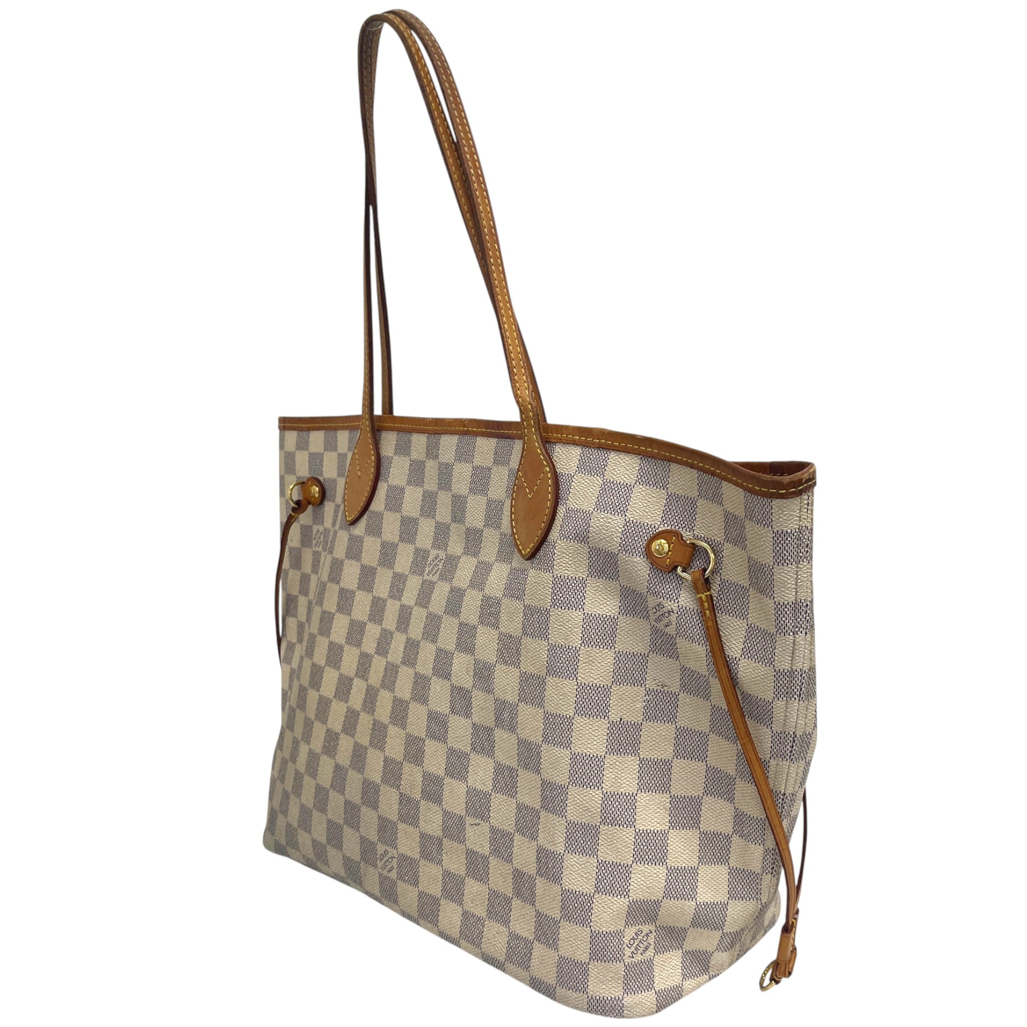 Women's Damier Azur Neverfull Mm Bag Beige