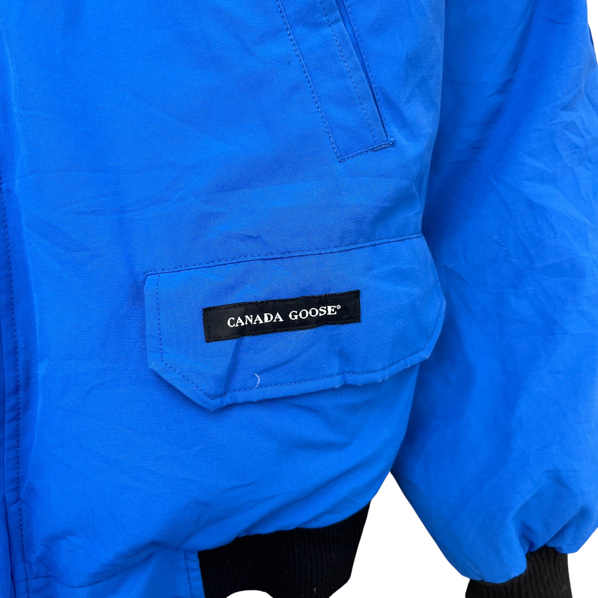 Men's Chilliwack Bomber Down Jacket Blue Size L