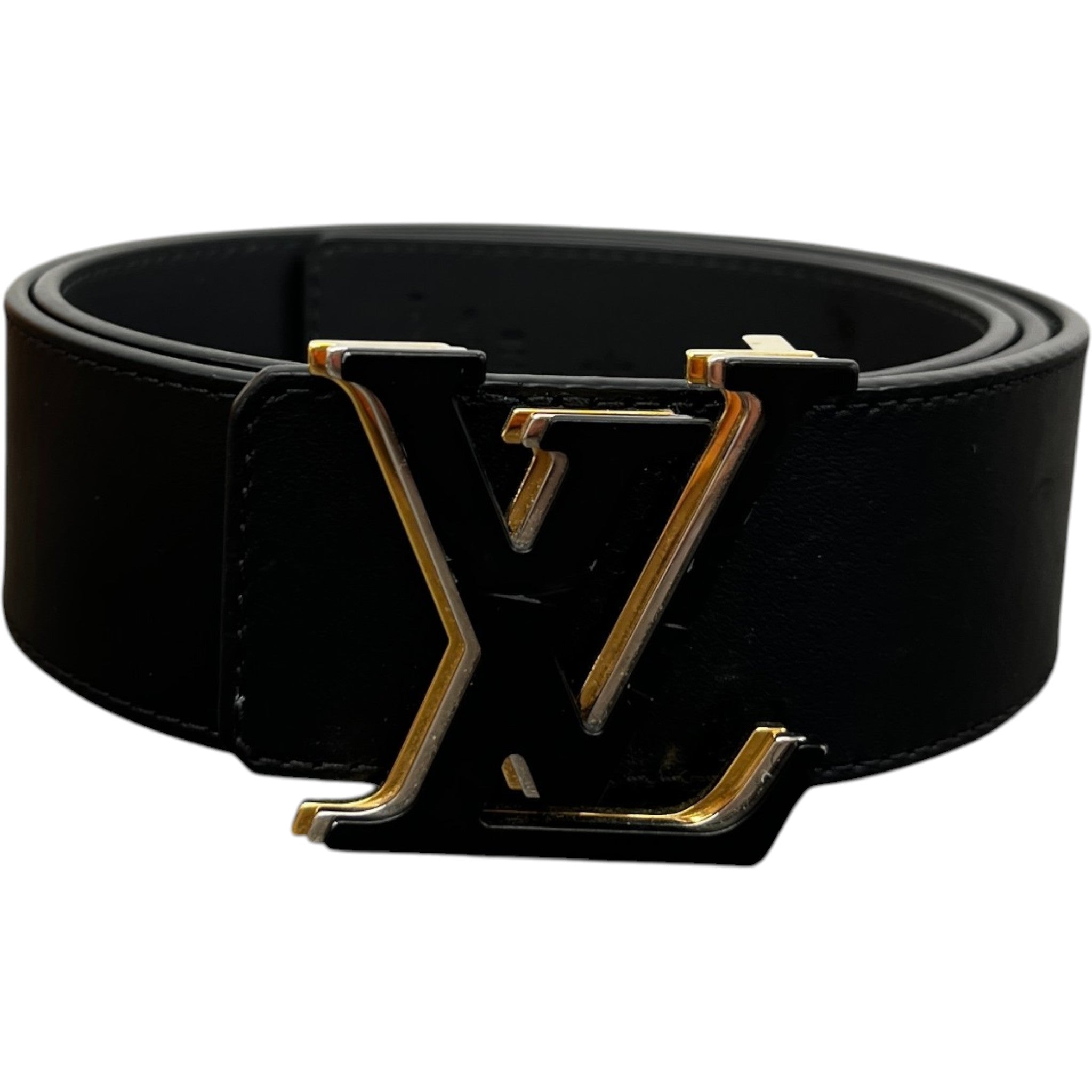 Men's Lv Optic 40Mm Reversible Belt Black Size Waist 34"