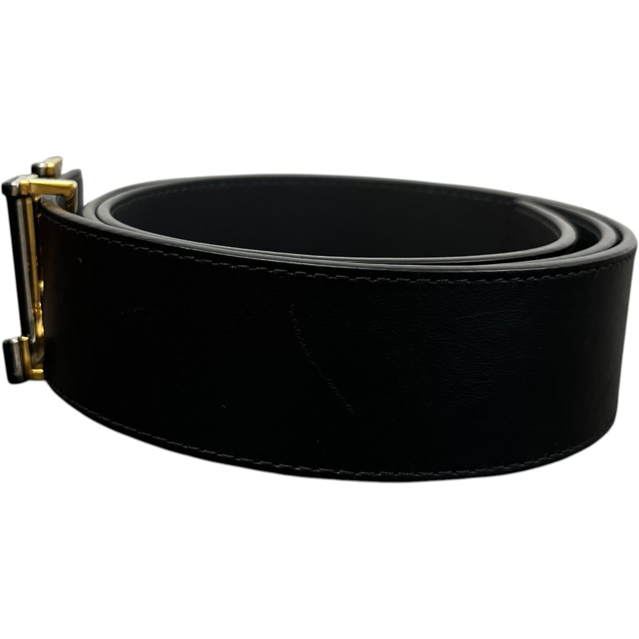 Men's Lv Optic 40Mm Reversible Belt Black Size Waist 34"