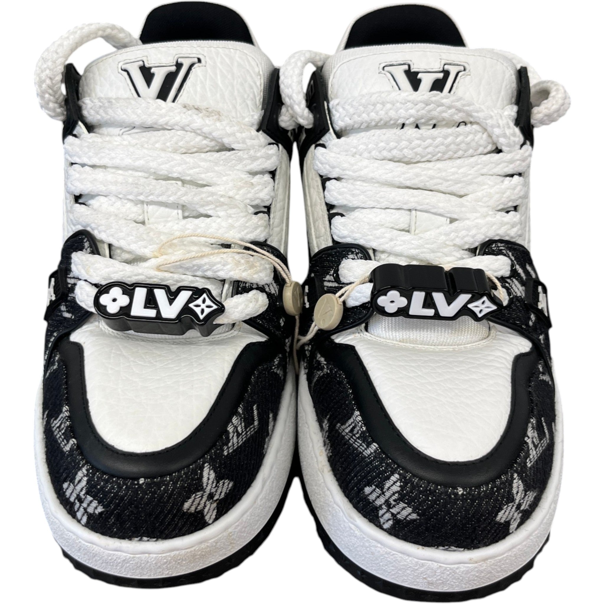 Men's Lv Trainer Maxi Sneakers Low Trainers Black Size EU 40 / UK 6