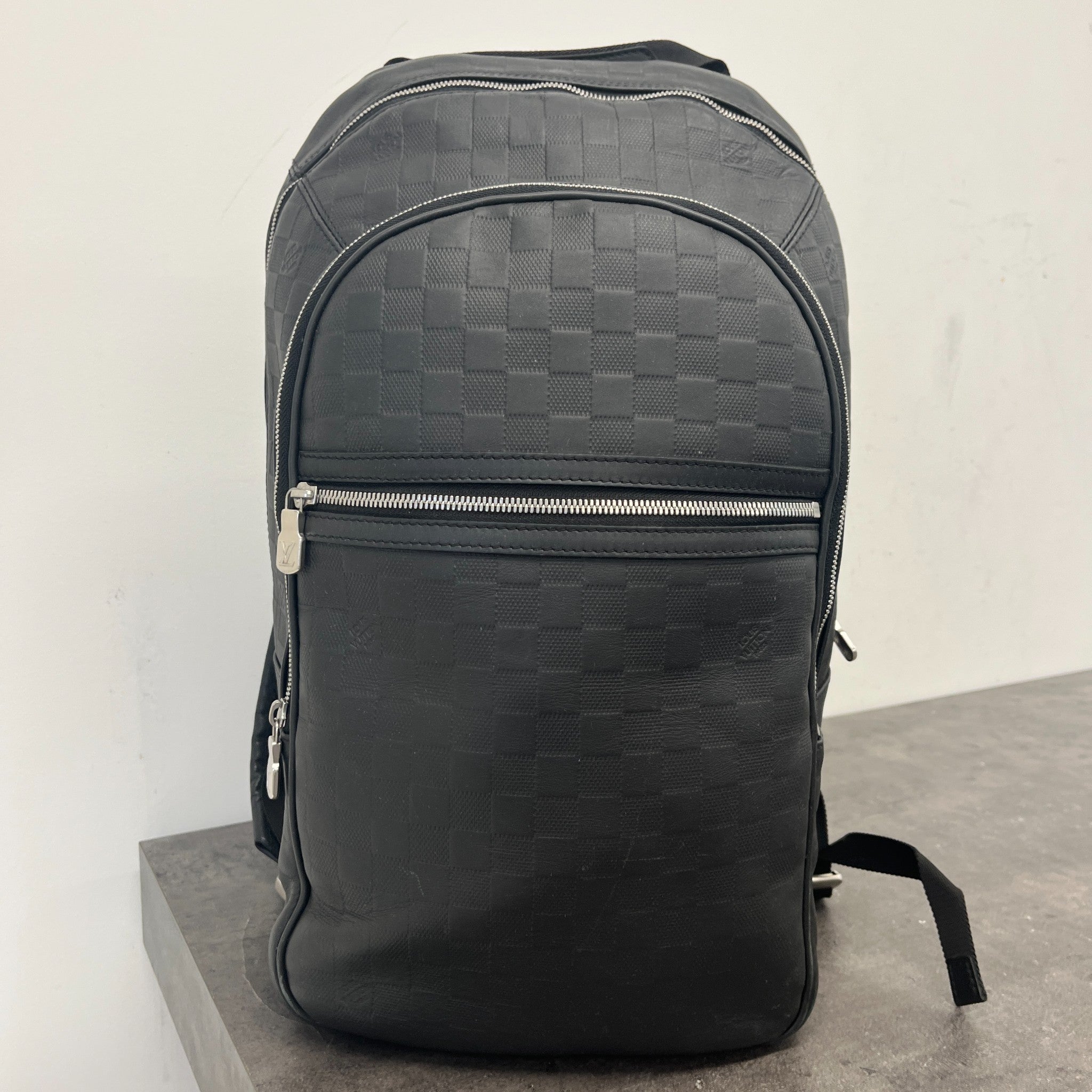 Men's Damier Infini Michael Backpack Black