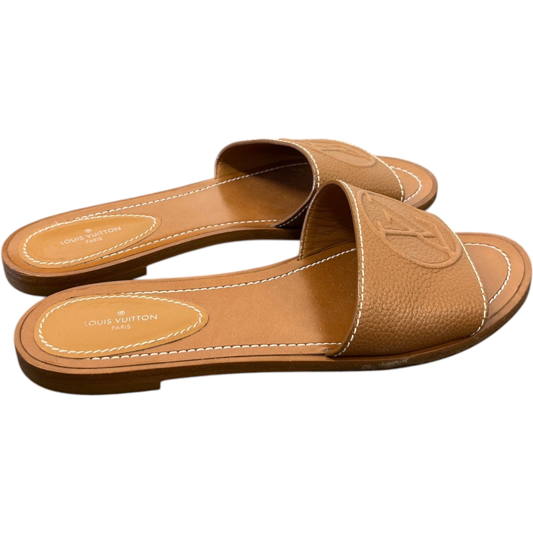Women's Lock It Slides Beige Size EU 37 / UK 4