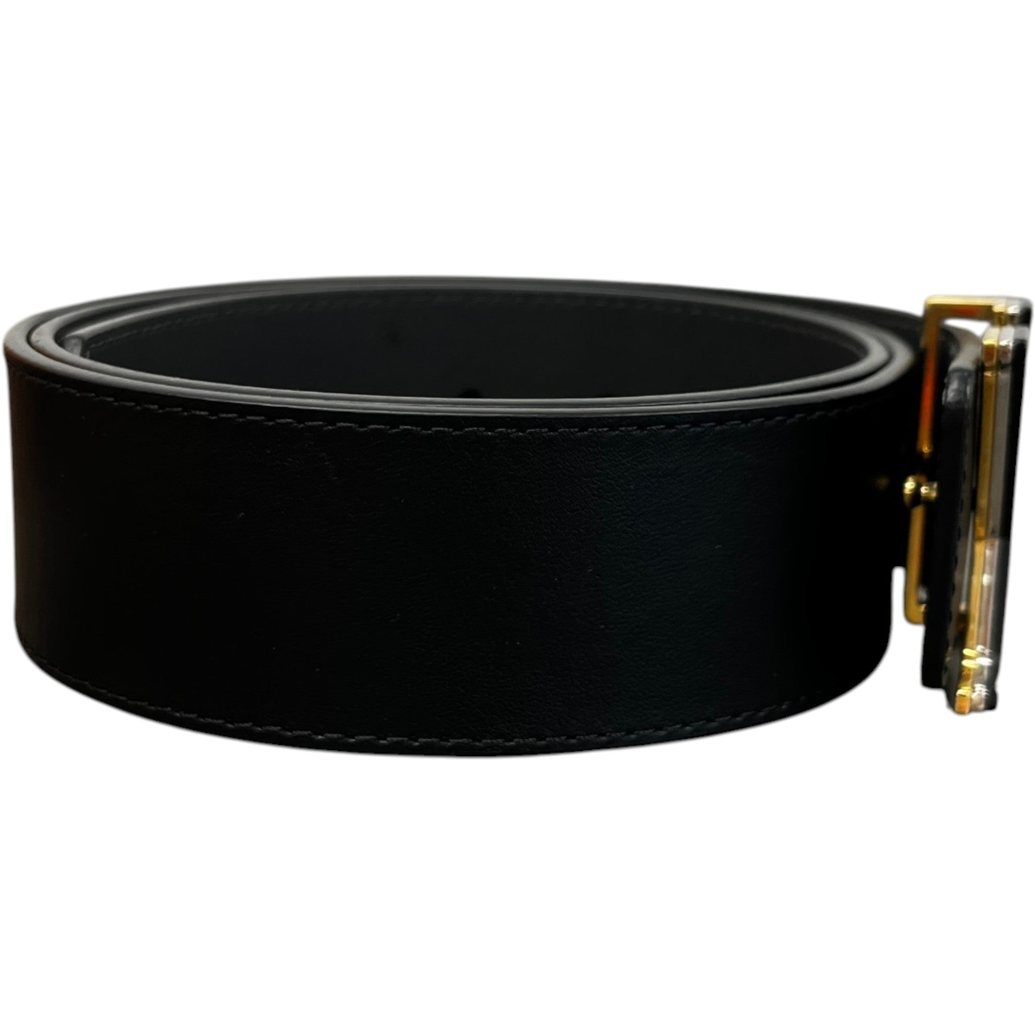 Men's Lv Optic 40Mm Reversible Belt Black Size Waist 34"