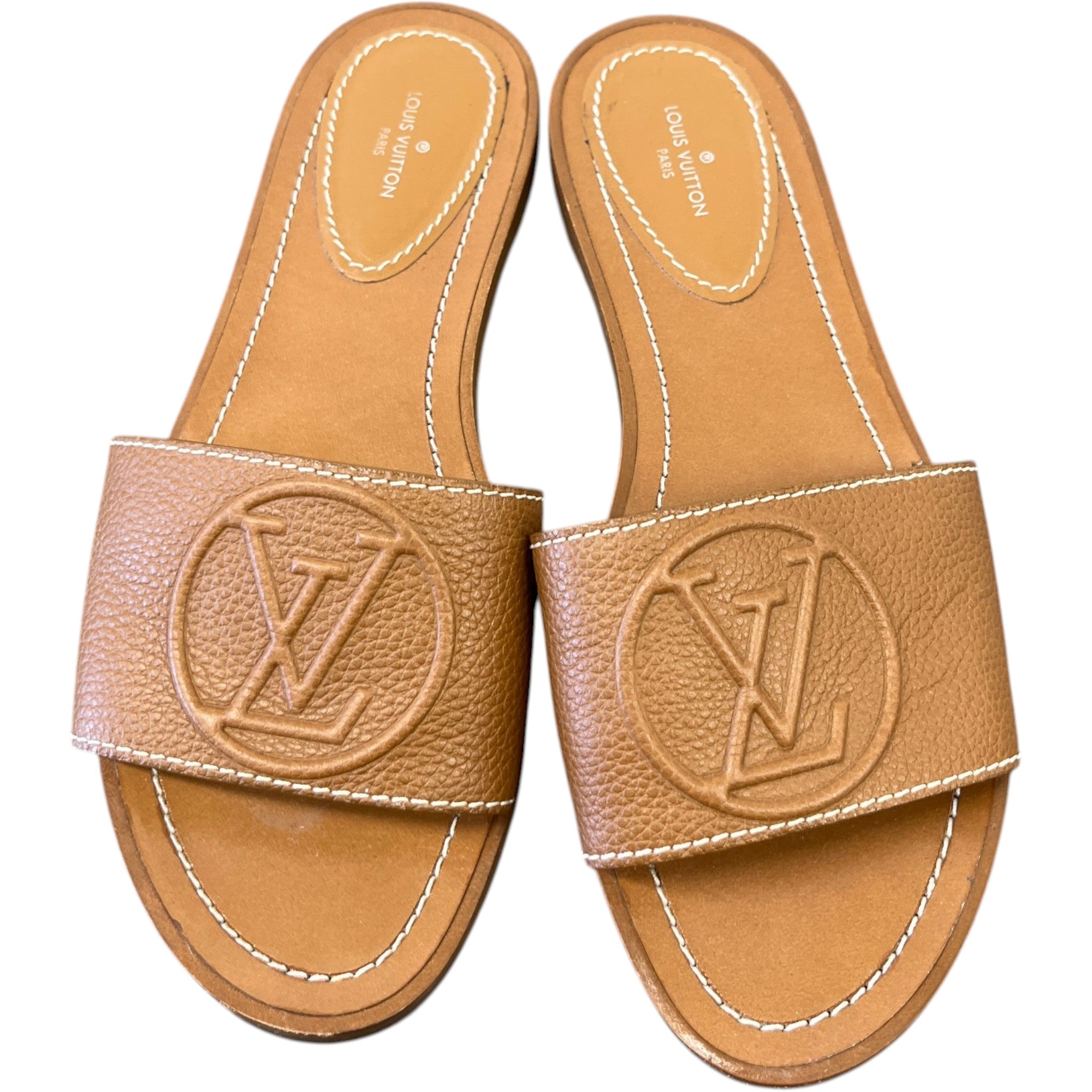 Women's Lock It Slides Beige Size EU 37 / UK 4