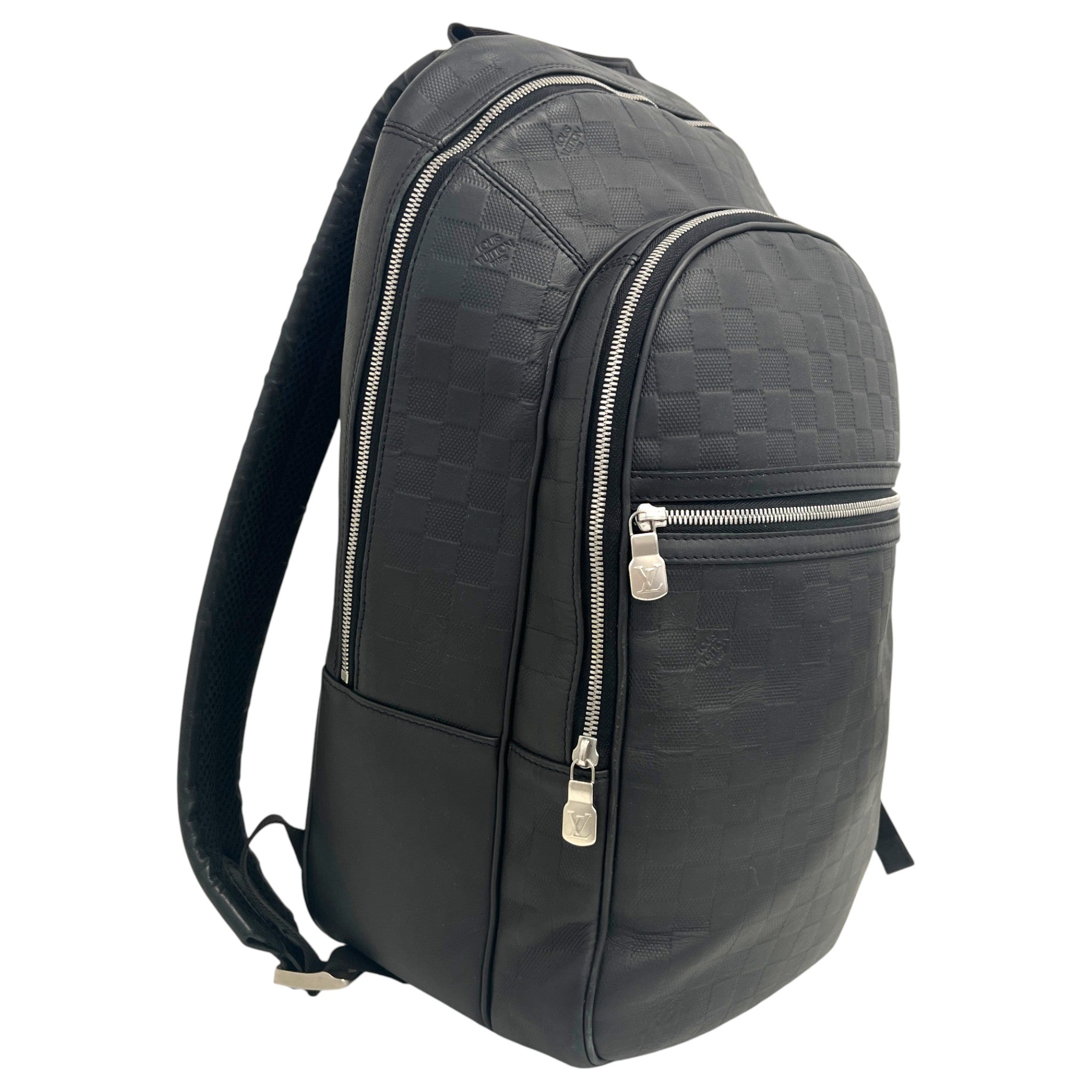 Men's Damier Infini Michael Backpack Black