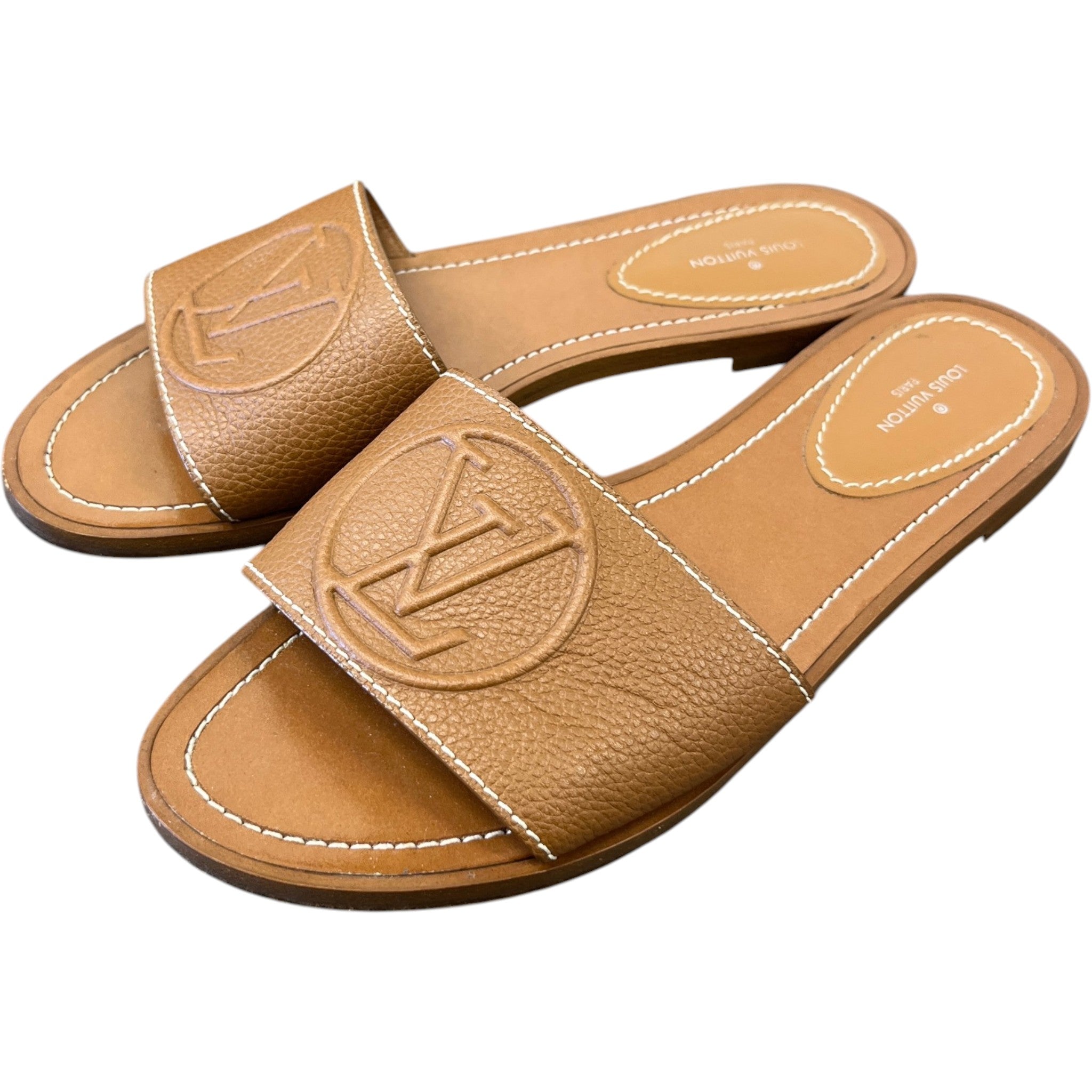 Women's Lock It Slides Beige Size EU 37 / UK 4