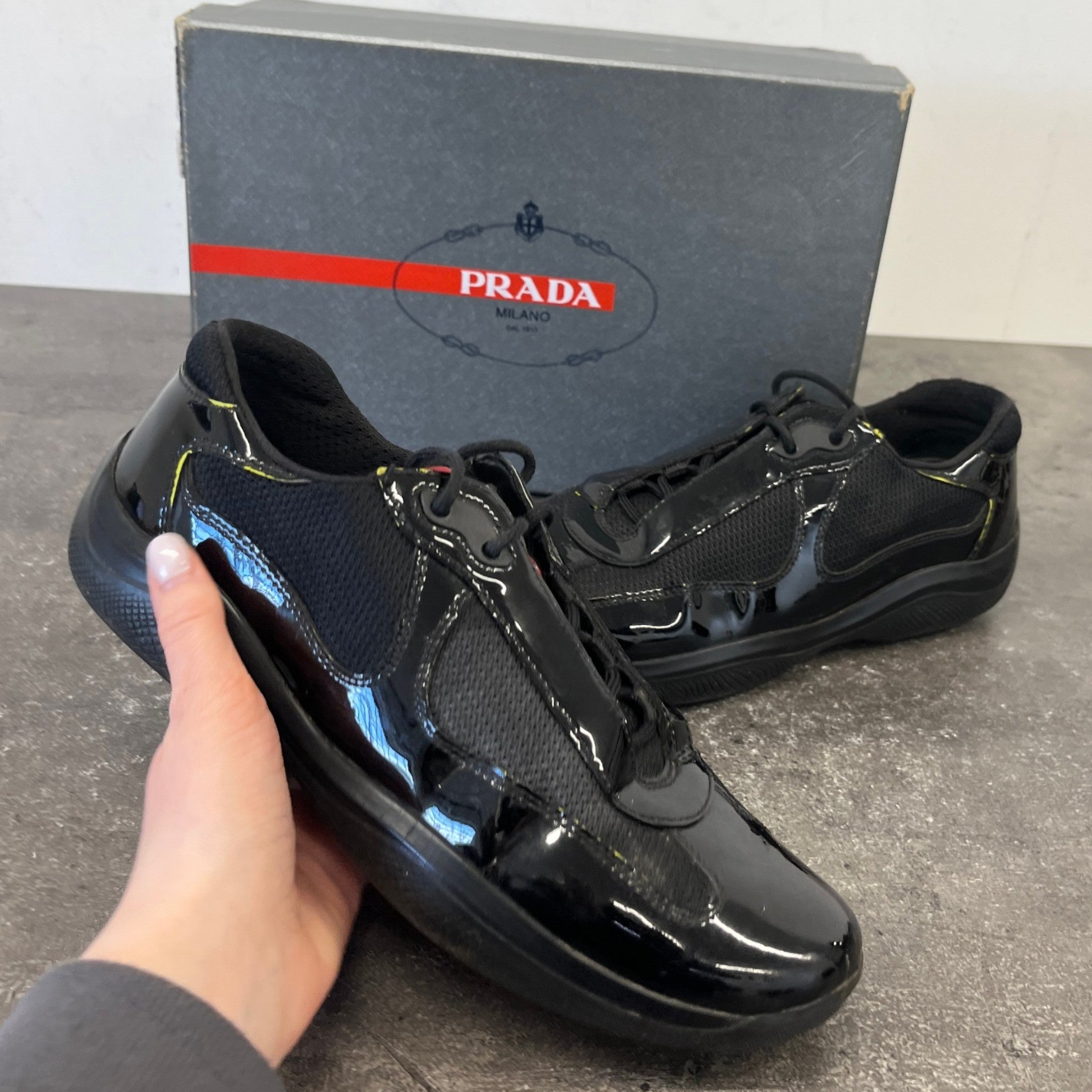 Women's America'S Cup Low Trainers Black Size EU 38.5 / UK 5.5