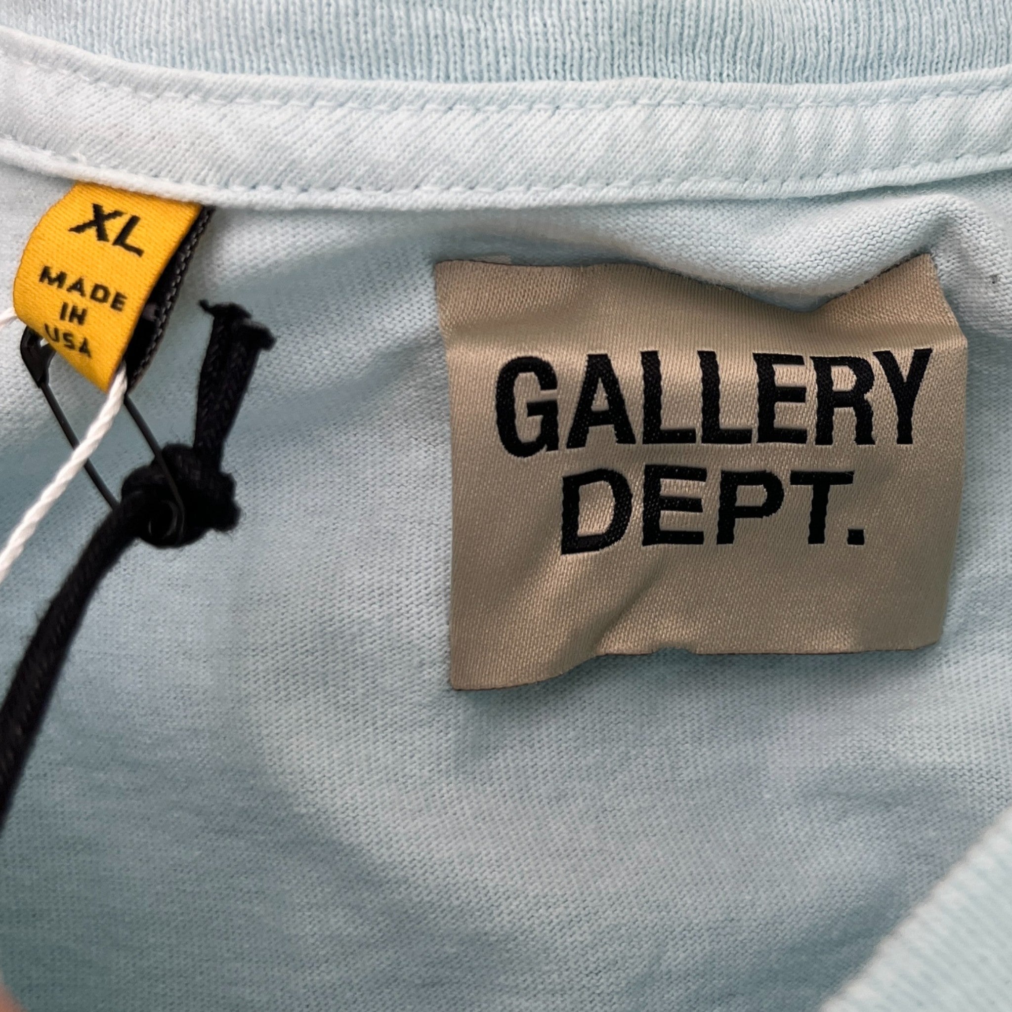 Men's Logo Print T-Shirt Blue Size XL