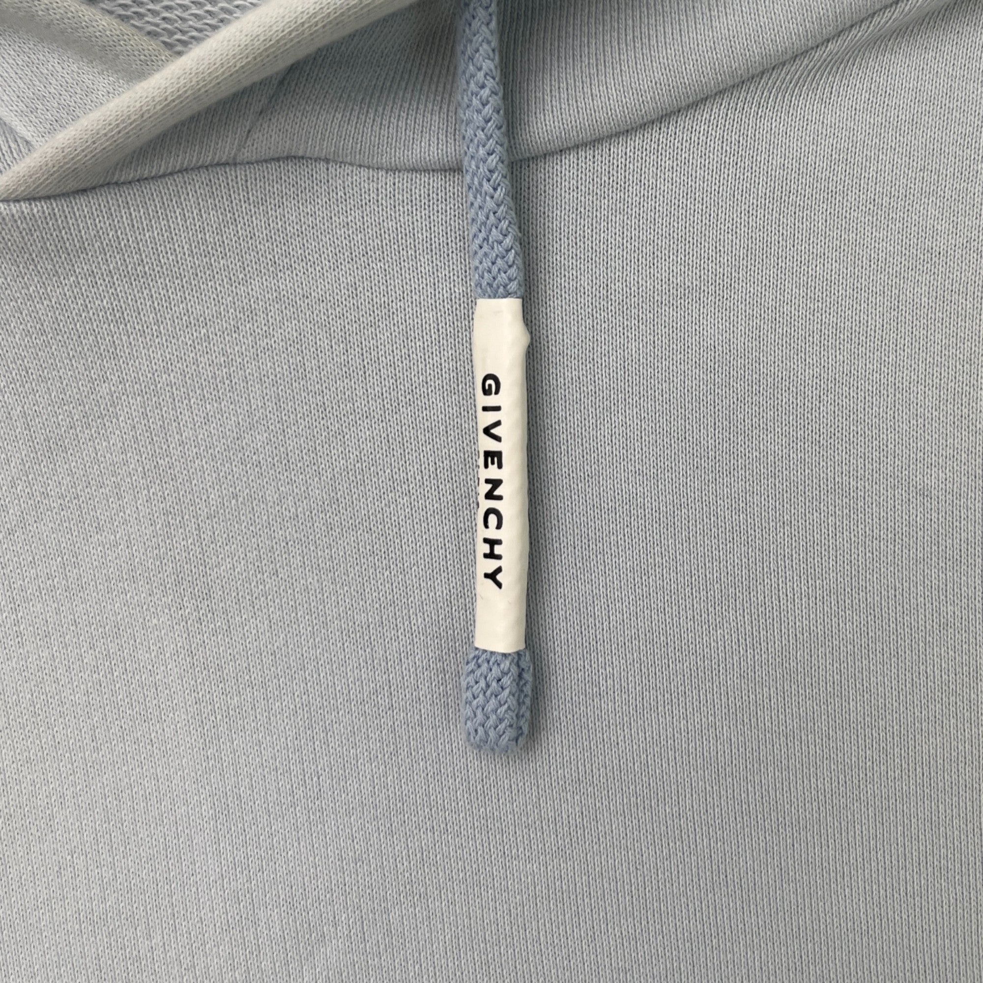 Men's Paris Logo Hoodie Blue Size XL