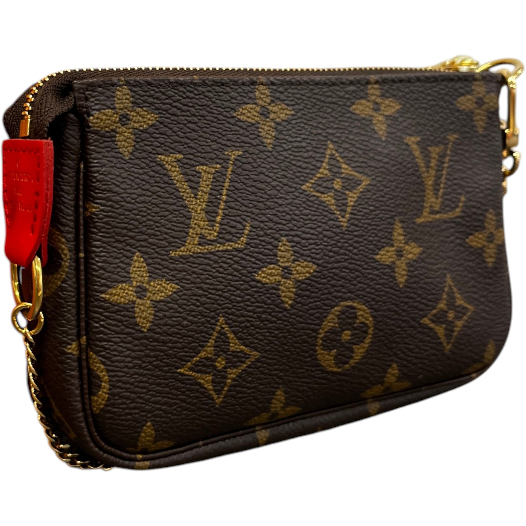 Women's Monogram Pochette Accessories Bag Brown