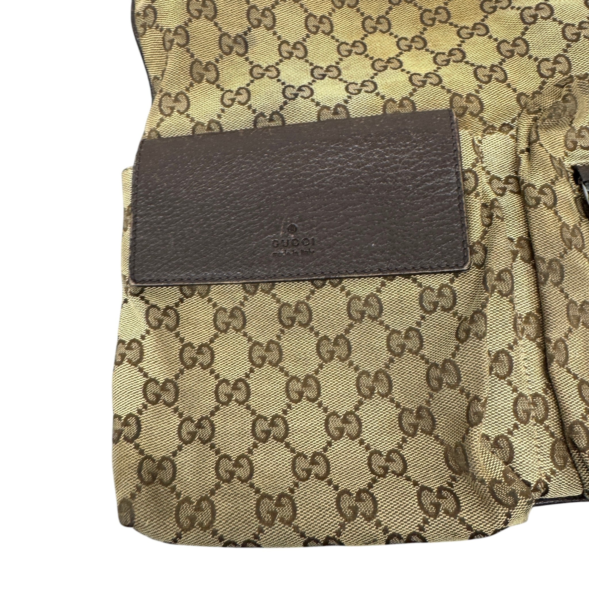 Men's Gg Supreme Web Messenger Bag Brown