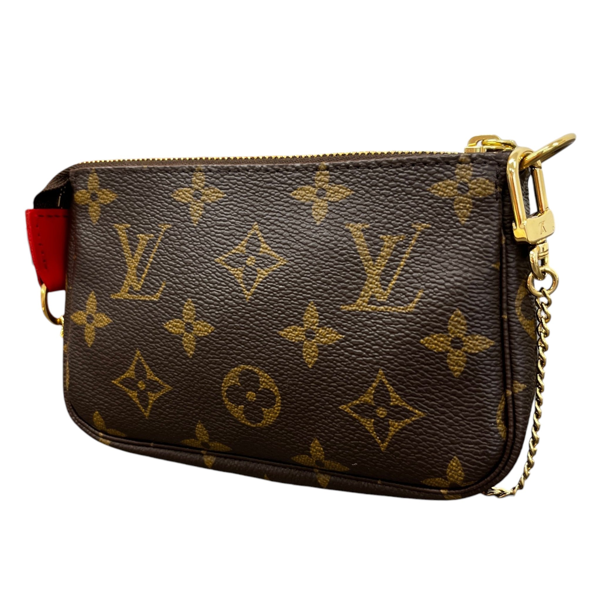 Women's Monogram Pochette Accessories Bag Brown