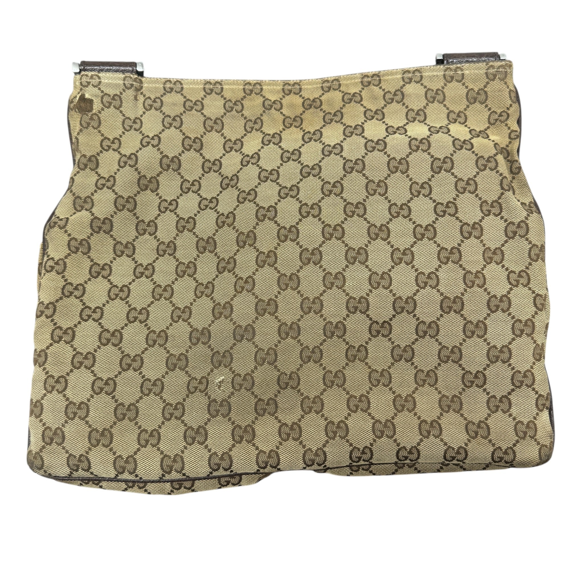 Men's Gg Supreme Web Messenger Bag Brown