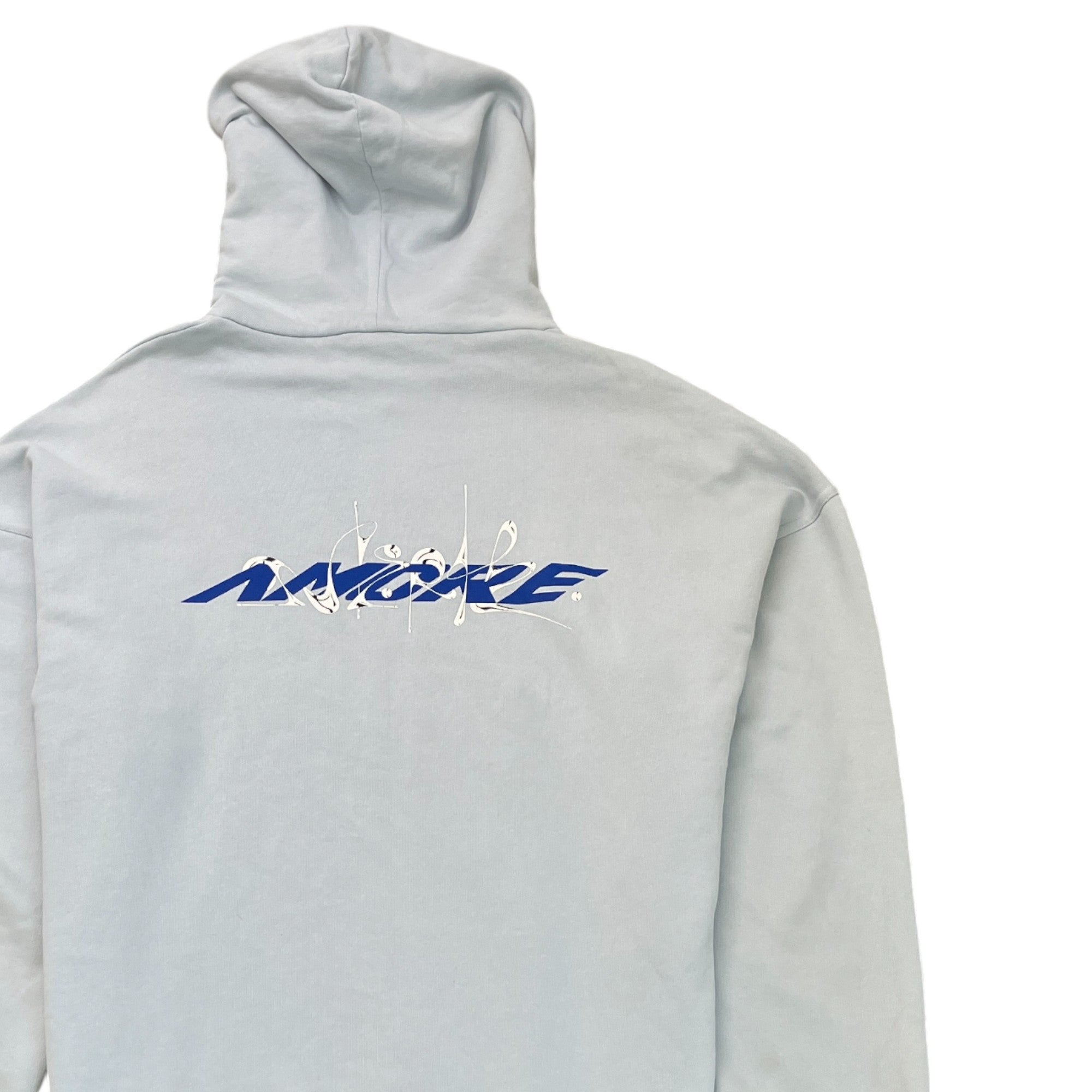 Men's Paris Logo Hoodie Blue Size XL