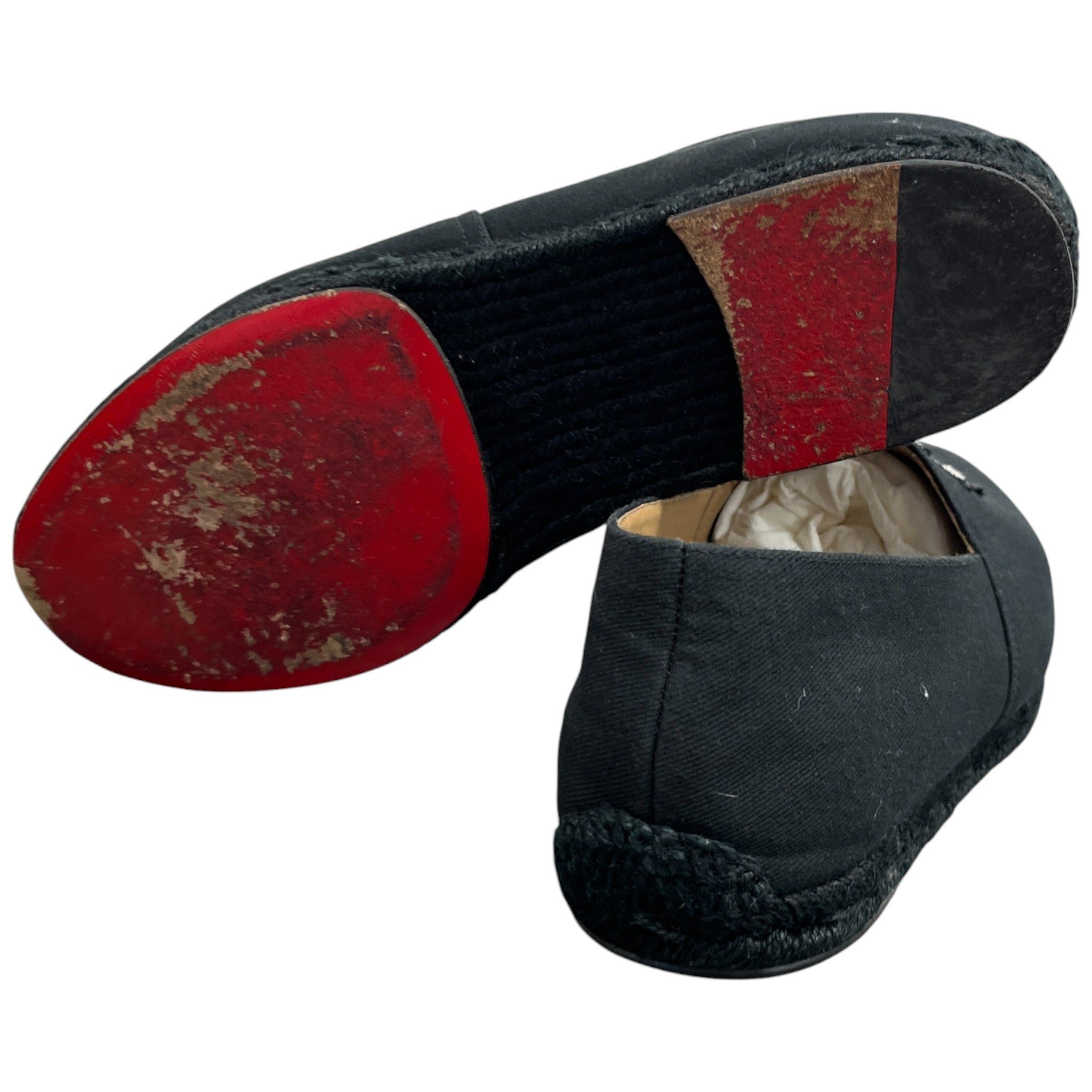 Men's Gala Embroidered Espadrilles Loafers Black Size EU 45 / UK 11