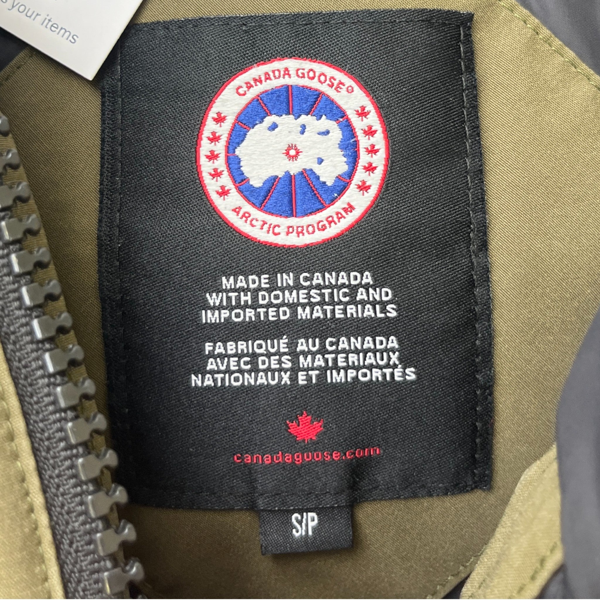 Men's Borden Bomber Down Jacket Green Size S