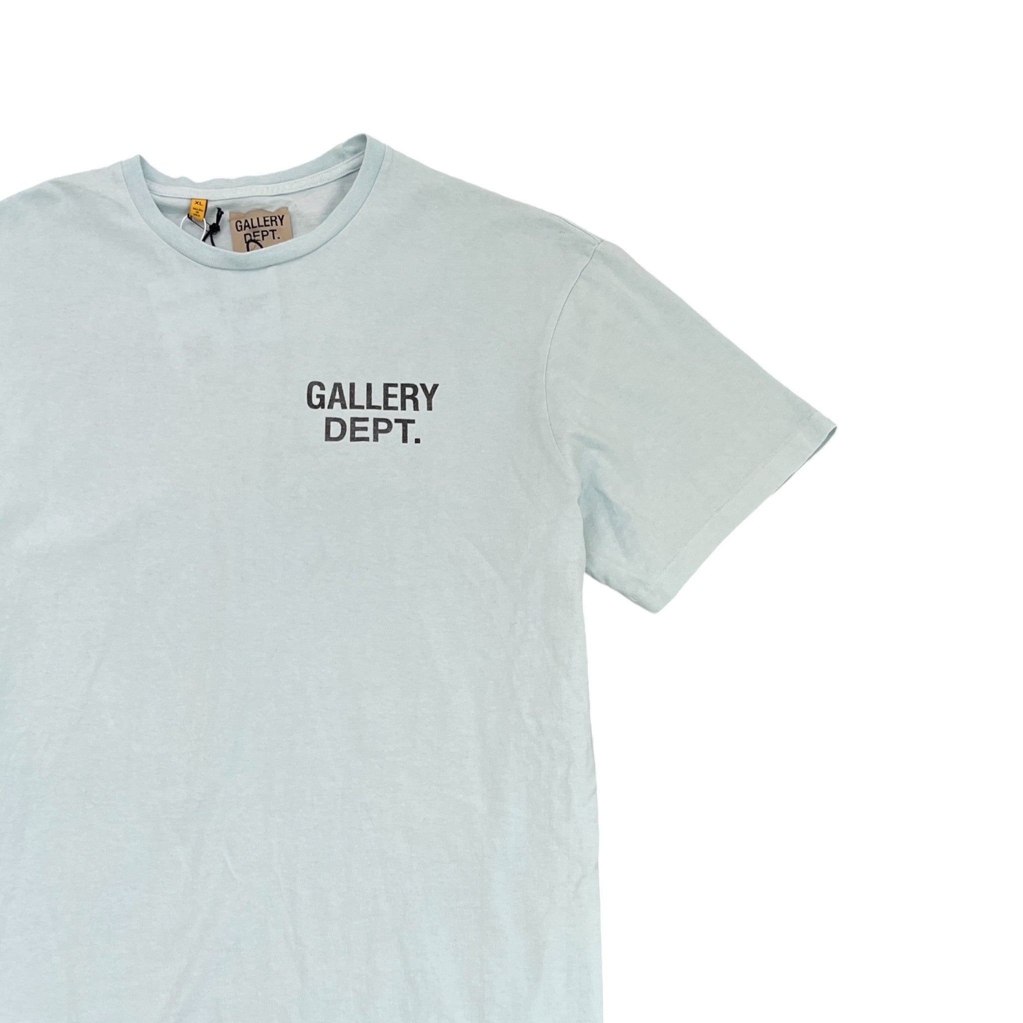 Men's Logo Print T-Shirt Blue Size XL