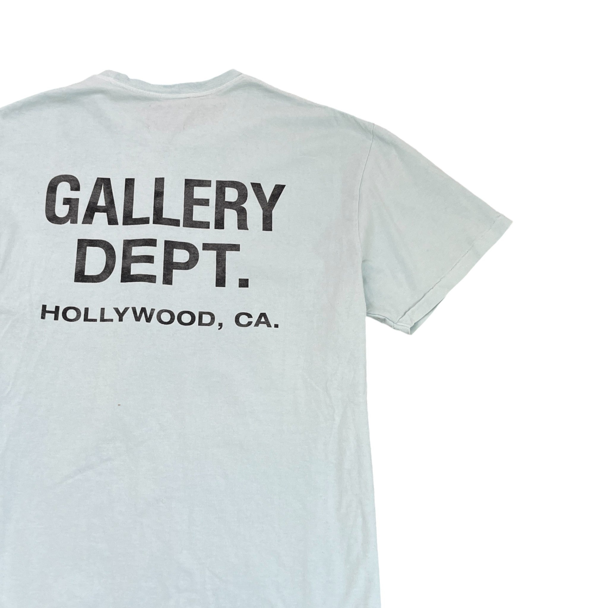 Men's Logo Print T-Shirt Blue Size XL