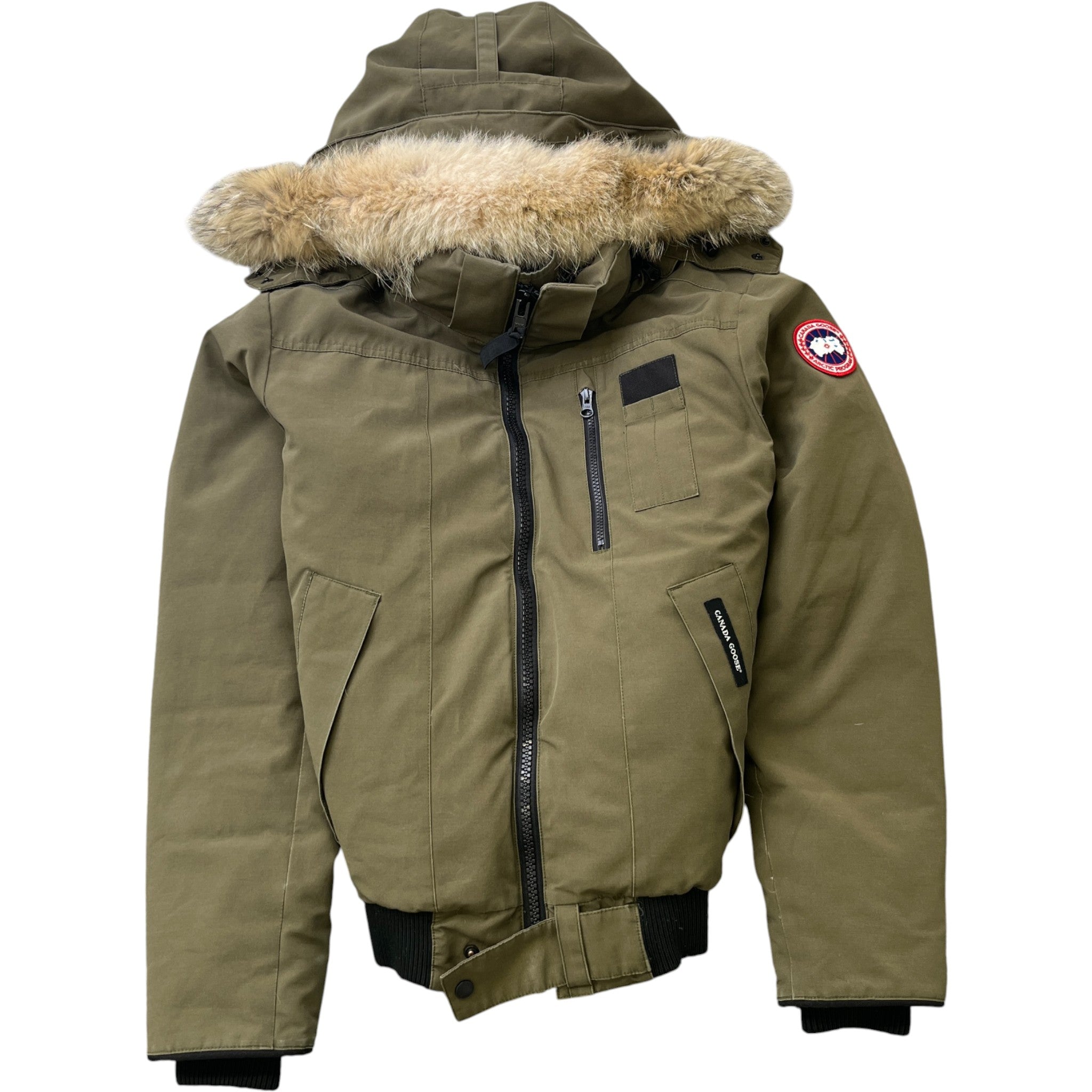 Men's Borden Bomber Down Jacket Green Size S