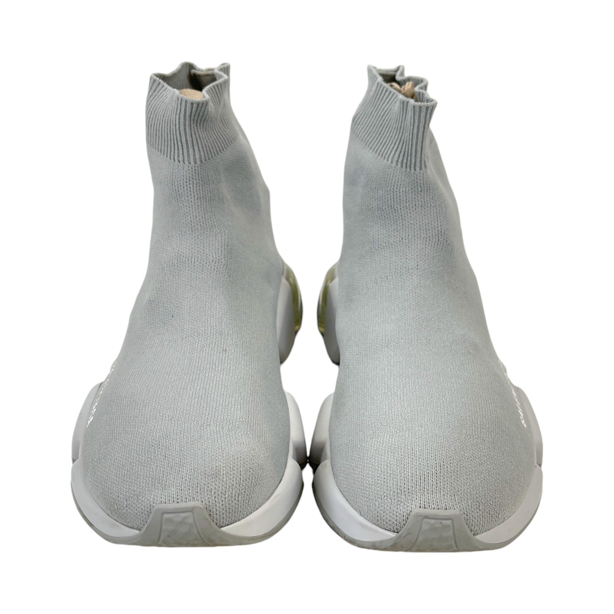 Men's Speed Sock Clear Sole High Trainers Grey Size EU 40 / UK 6